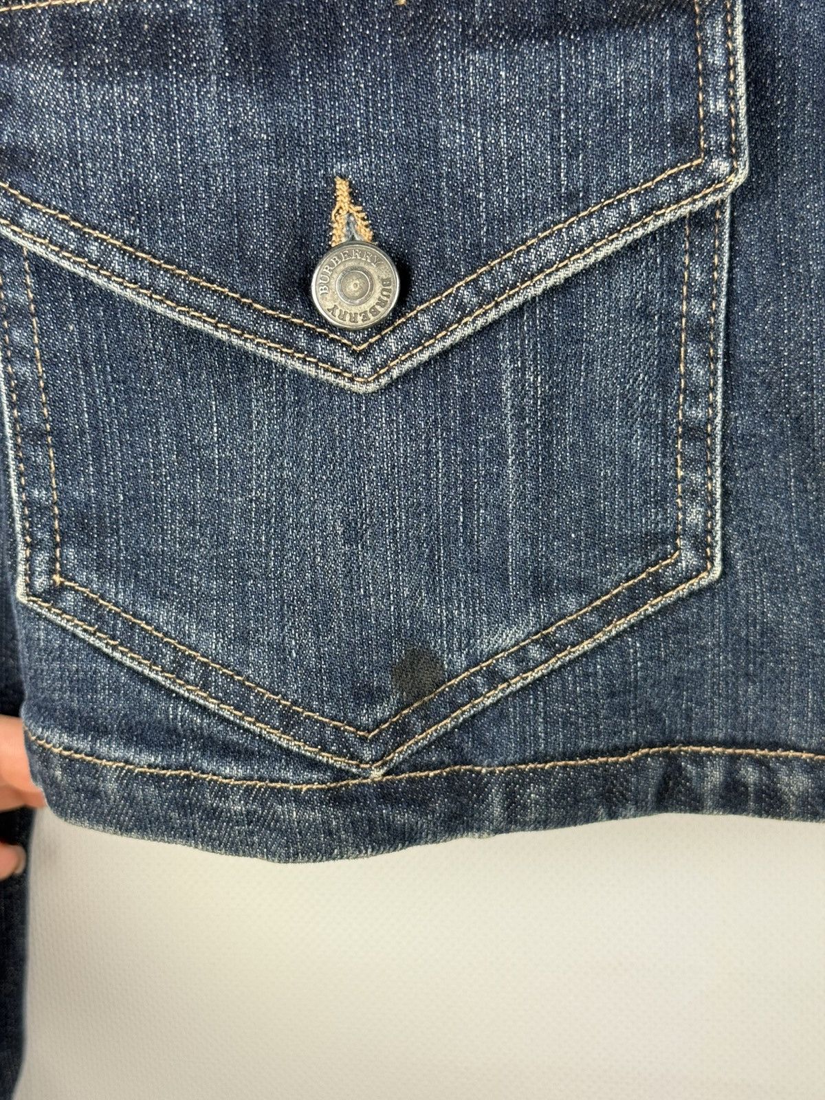 Burberry Burberry London Vintage Ladies Denim Blazer Jacket Size US 8 Size M / US 6-8 / IT 42-44 - 15 Thumbnail
