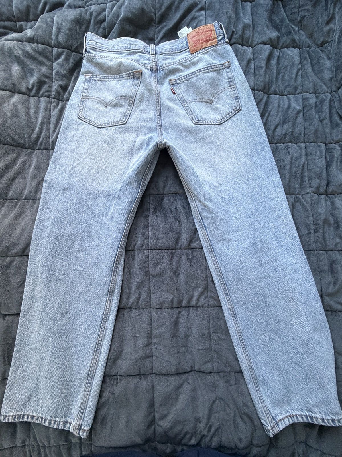 Levi's Light wash levis straight leg jeans Size US 32 / EU 48 - 2 Thumbnail