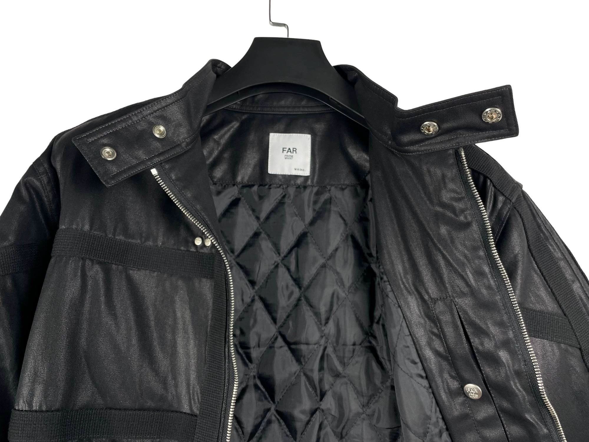 Other Far Archive Waxed Zipper Motorcycle Jacket M 99 New Size US M / EU 48-50 / 2 - 5 Thumbnail