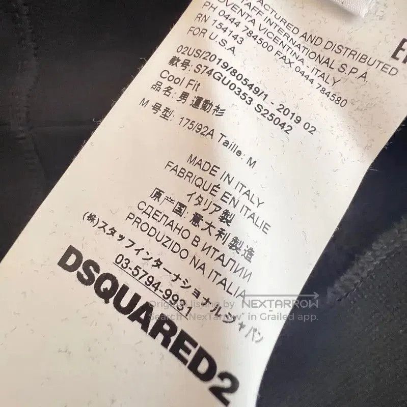Dsquared2 DSQUARED2 Black Cotton Men's Hoodie . Size US M / EU 48-50 / 2 - 5 Thumbnail