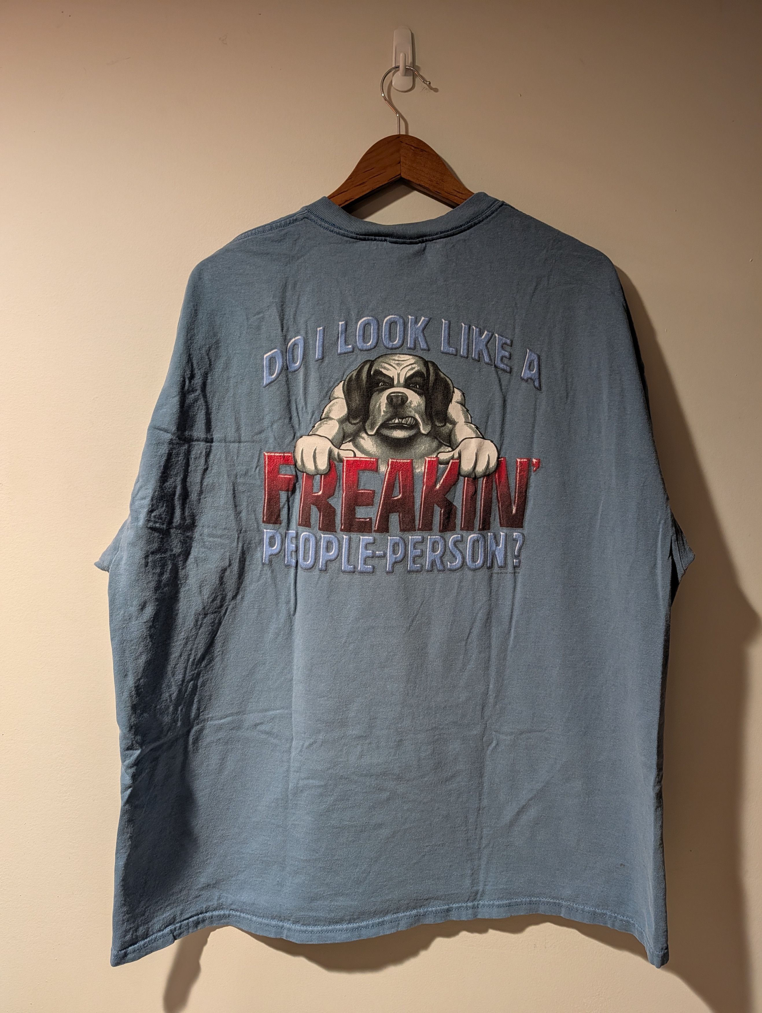 Big Dogs Vintage 2003 Big Dogs Freakin People-Person T-Shirt Barbara Size US XXL / EU 58 / 5 - 1 Thumbnail