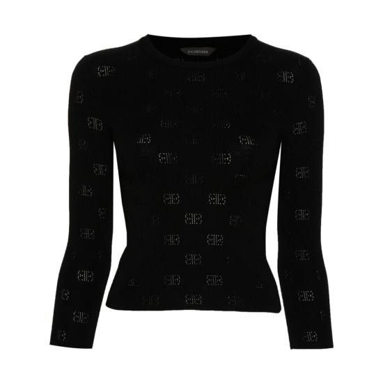 Balenciaga BALENCIAGA Women Jackets 793613 T5215 1000 BLACK Size S / US 4 / IT 40 - 1 Thumbnail