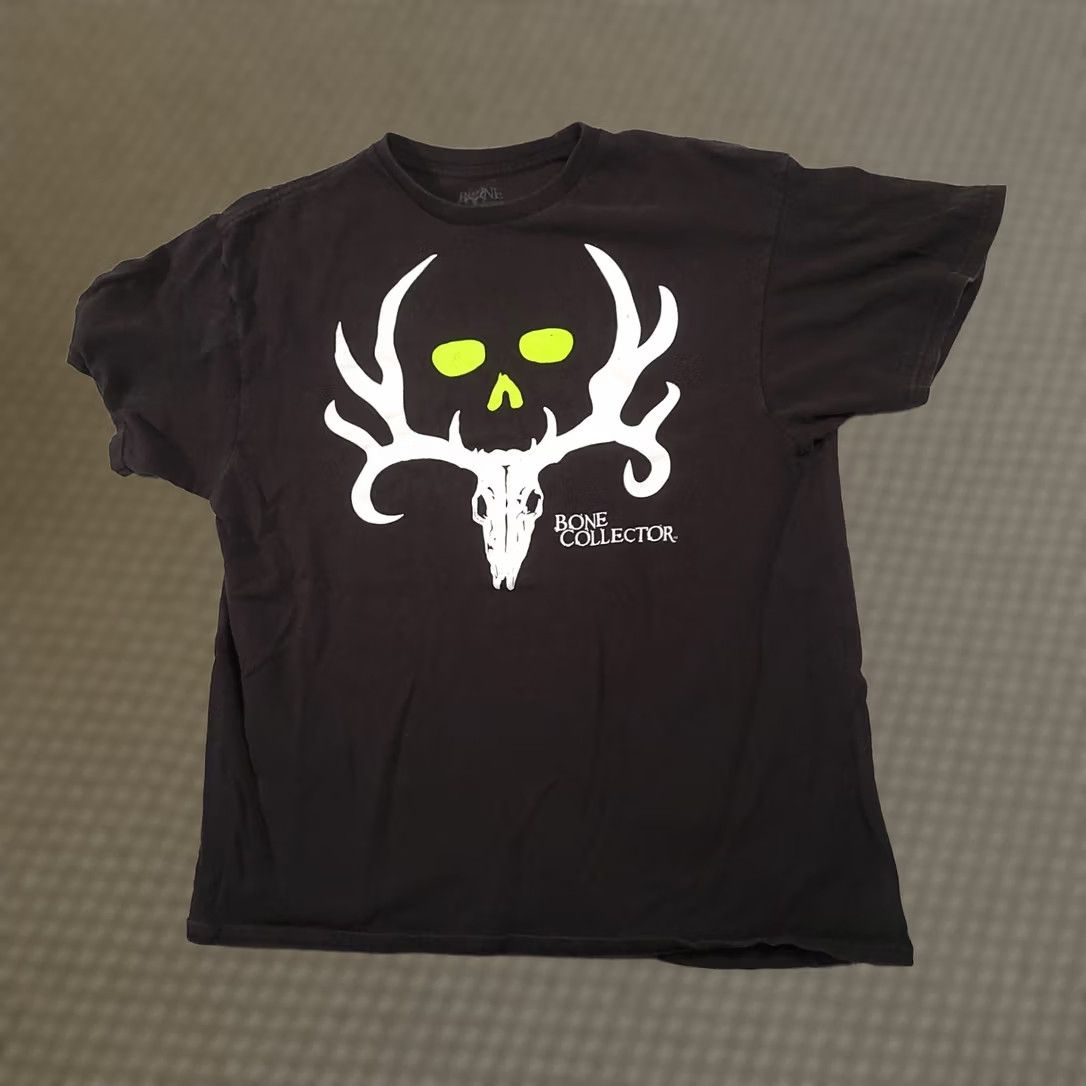 Bones Bone Collector Mens XL Black Short Sleeve Shirt Size US XL / EU 56 / 4 - 1 Thumbnail