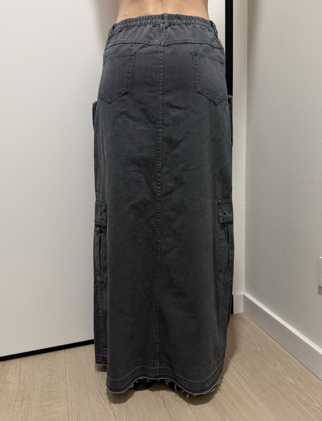 Vintage Jerry Hall vintage cargo y2k swag Long Skirt Pocket 2000`s Size 25" / US 0 / IT 36 - 7 Thumbnail
