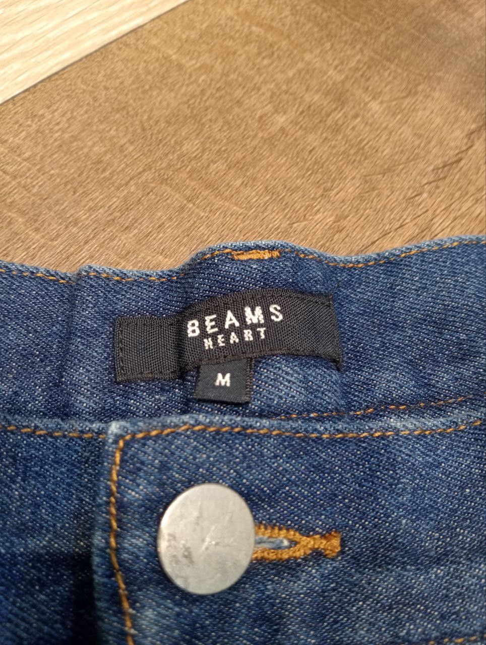 Beams Japan BEAMS HEART JAPAN BAGGY WIDE DENIM PANTS - SIZE M Size US 32 / EU 48 - 4 Thumbnail