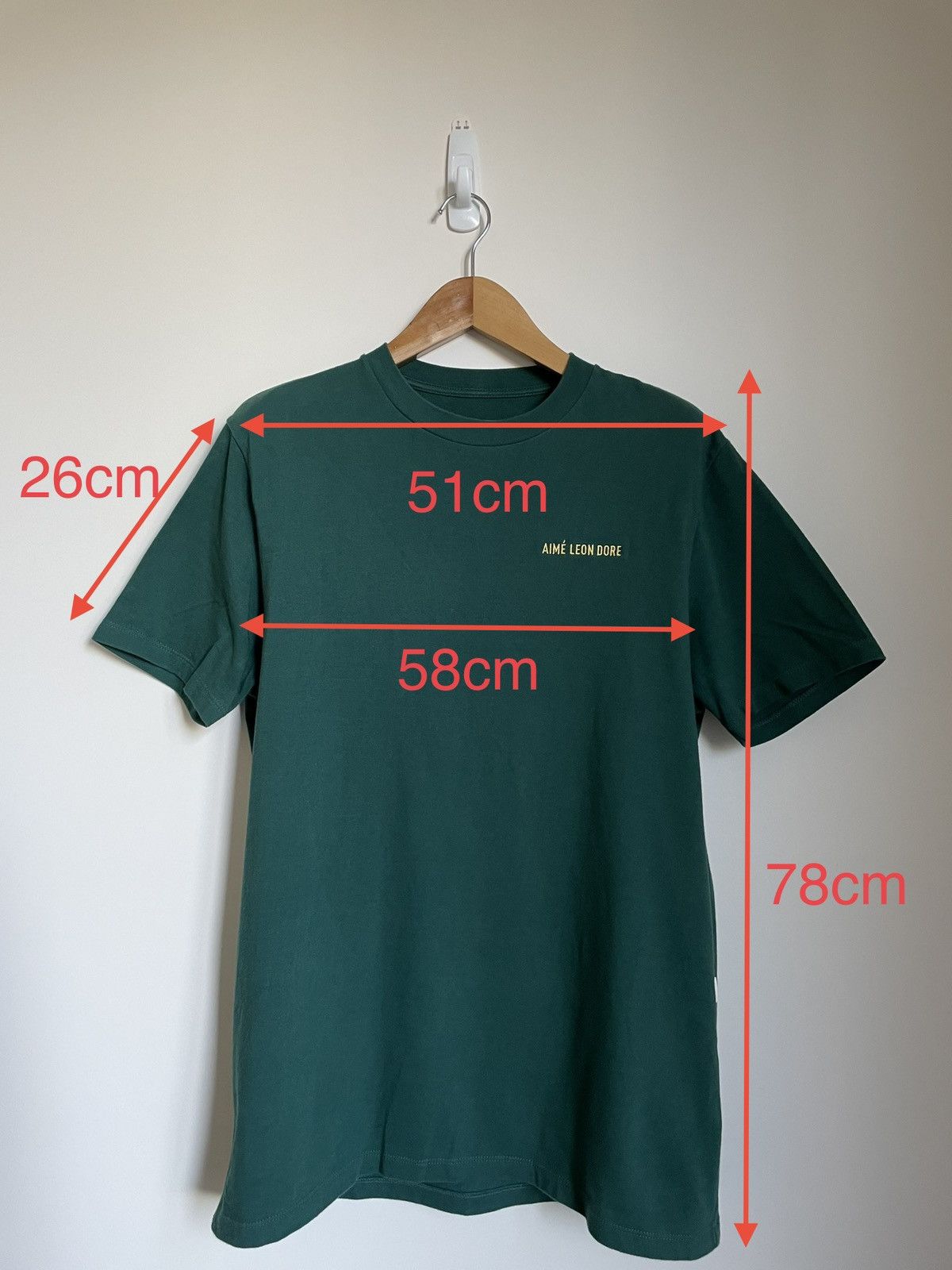 Aime Leon Dore Aime Leon Dore FW19 Green Logo Tee Medium. Size US M / EU 48-50 / 2 - 3 Thumbnail