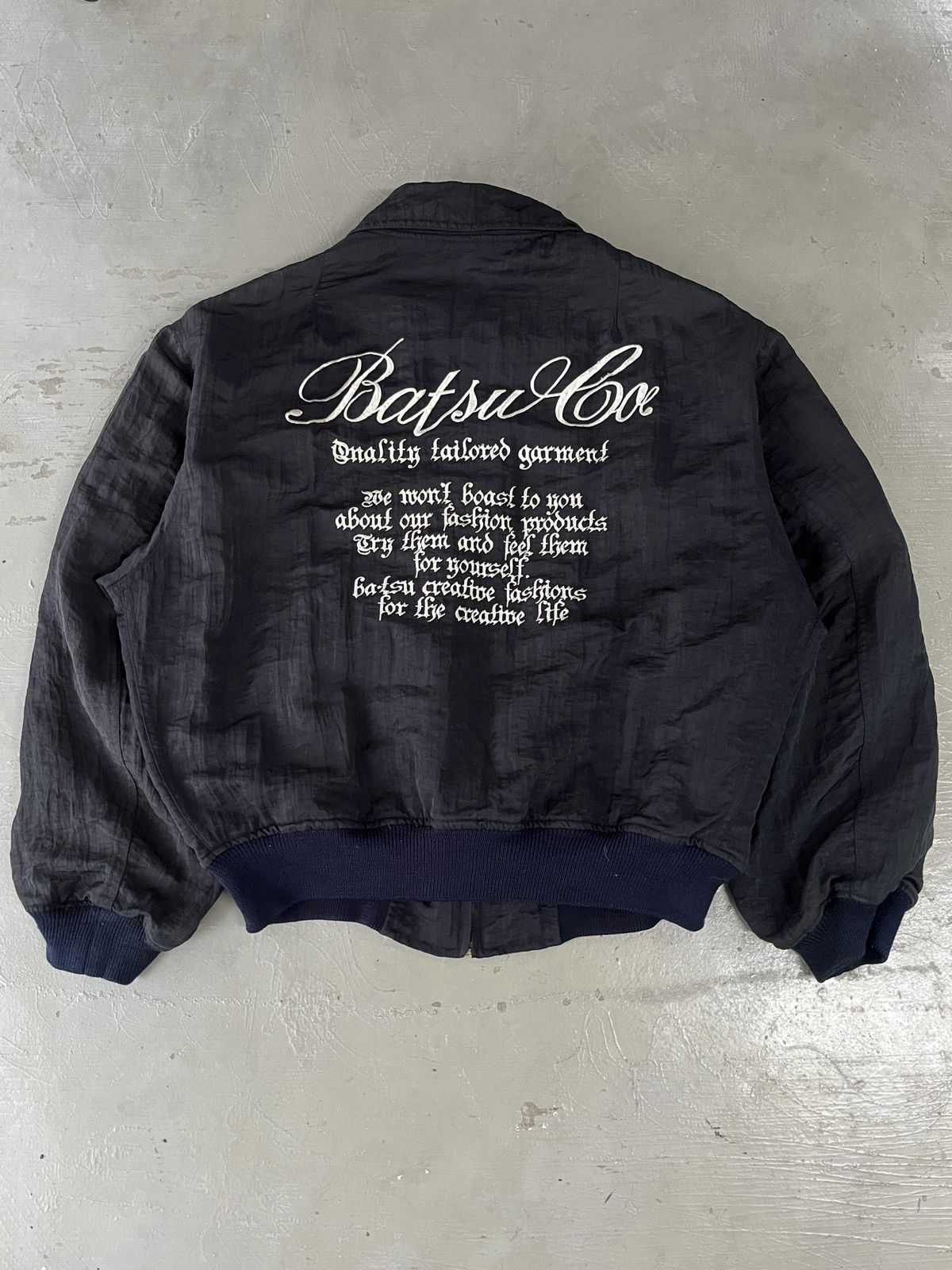 Japanese Brand Batsu Reversible Parachute Utility Bomber Issey Miyake Style Size US L / EU 52-54 / 3 - 4 Thumbnail