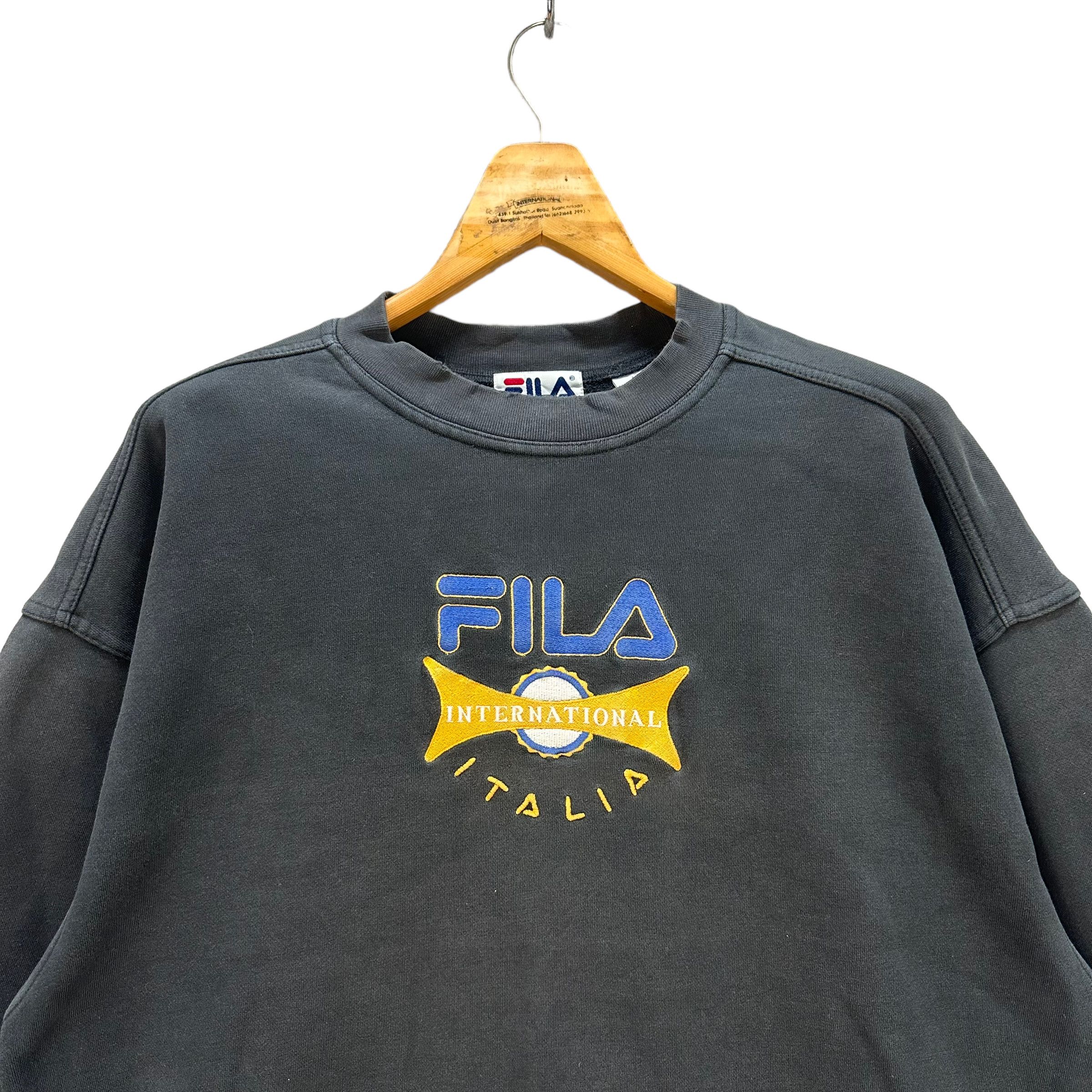 Fila TRASHED🔥 90's FILA EMBROIDERY BIG LOGO SWEATSHIRT #8564-014 Size US L / EU 52-54 / 3 - 2 Thumbnail
