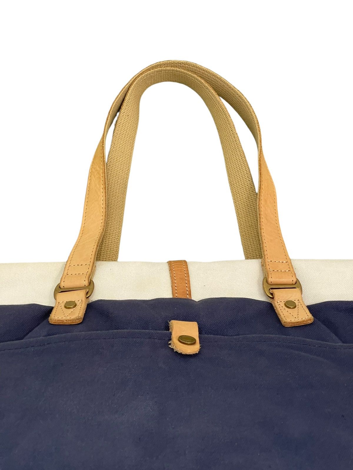 MasterPiece Cotton Canvas Leather Masterpiece Japan Tote Bag 9🟩 Size ONE SIZE - 20 Thumbnail