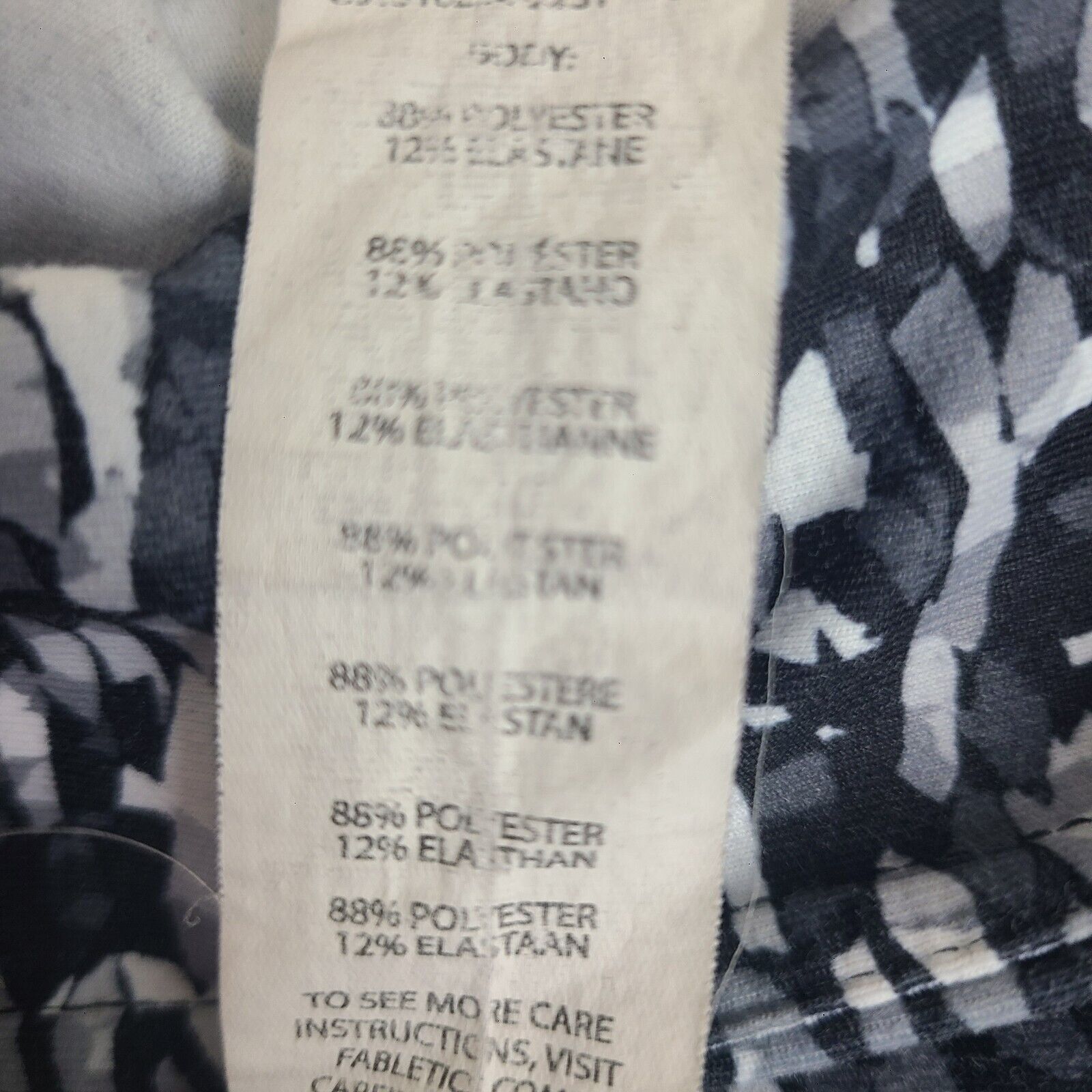 Fabletics Fabletics Leggings Grey Mesh Size Small Design Mesh Panel Ac Size 28" / US 6 / IT 42 - 3 Thumbnail