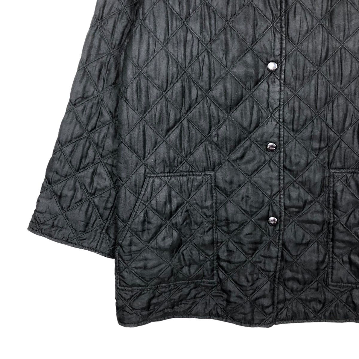 Vintage 📌Vintage Silk Jacket Button Quilted Salvatore Ferragamo Size US M / EU 48-50 / 2 - 5 Thumbnail