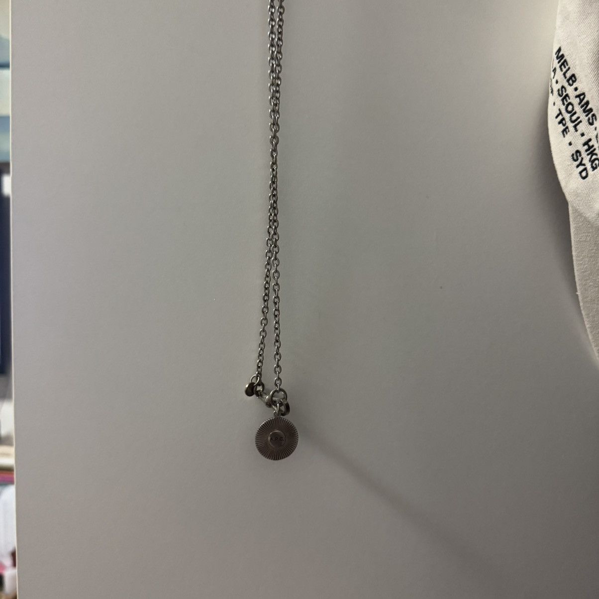 A.P.C. Silver APC necklace Size ONE SIZE - 4 Thumbnail