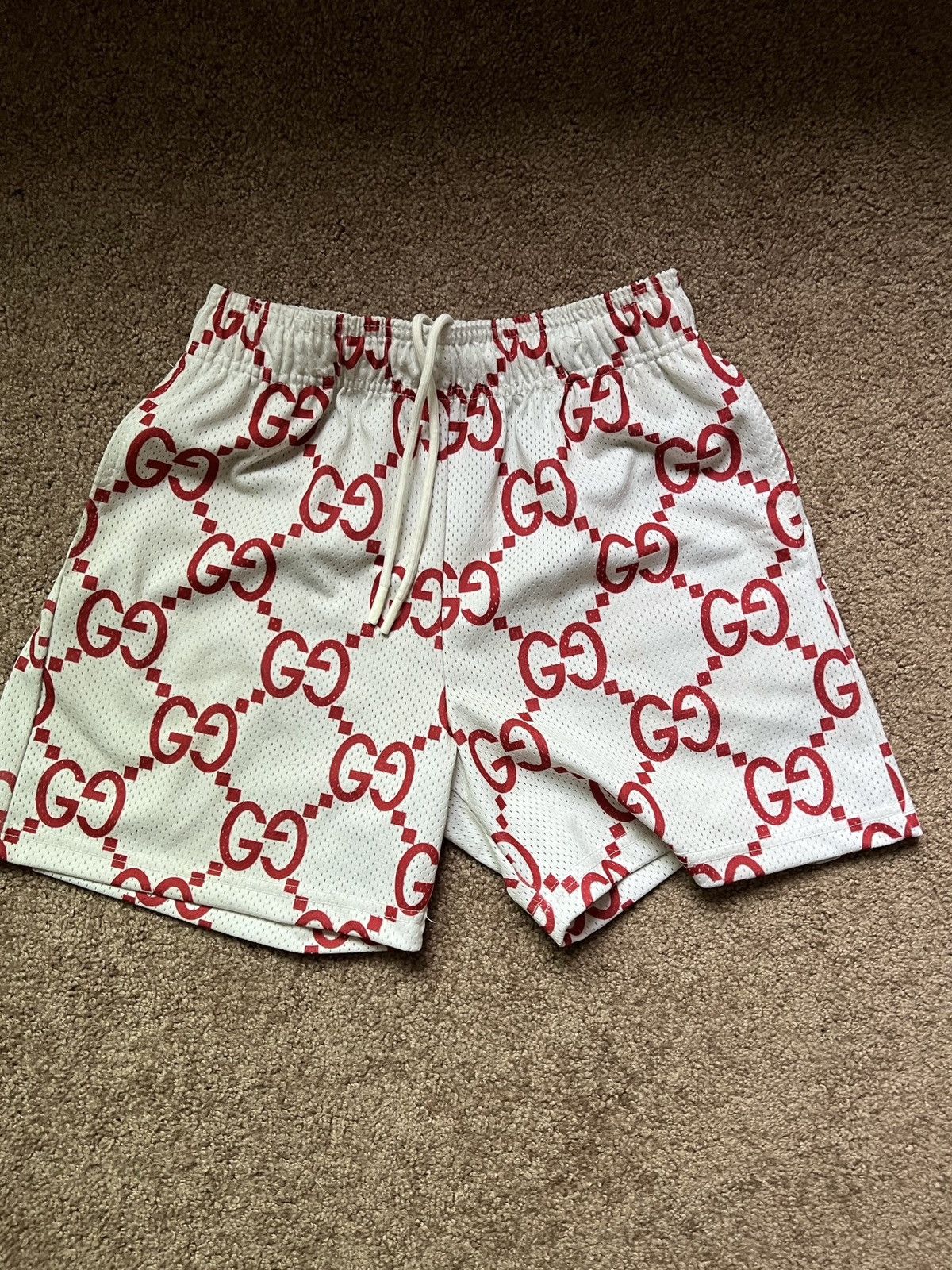 image of Bravest Studios Crimson Mega G Shorts in White, Men's (Size 30)