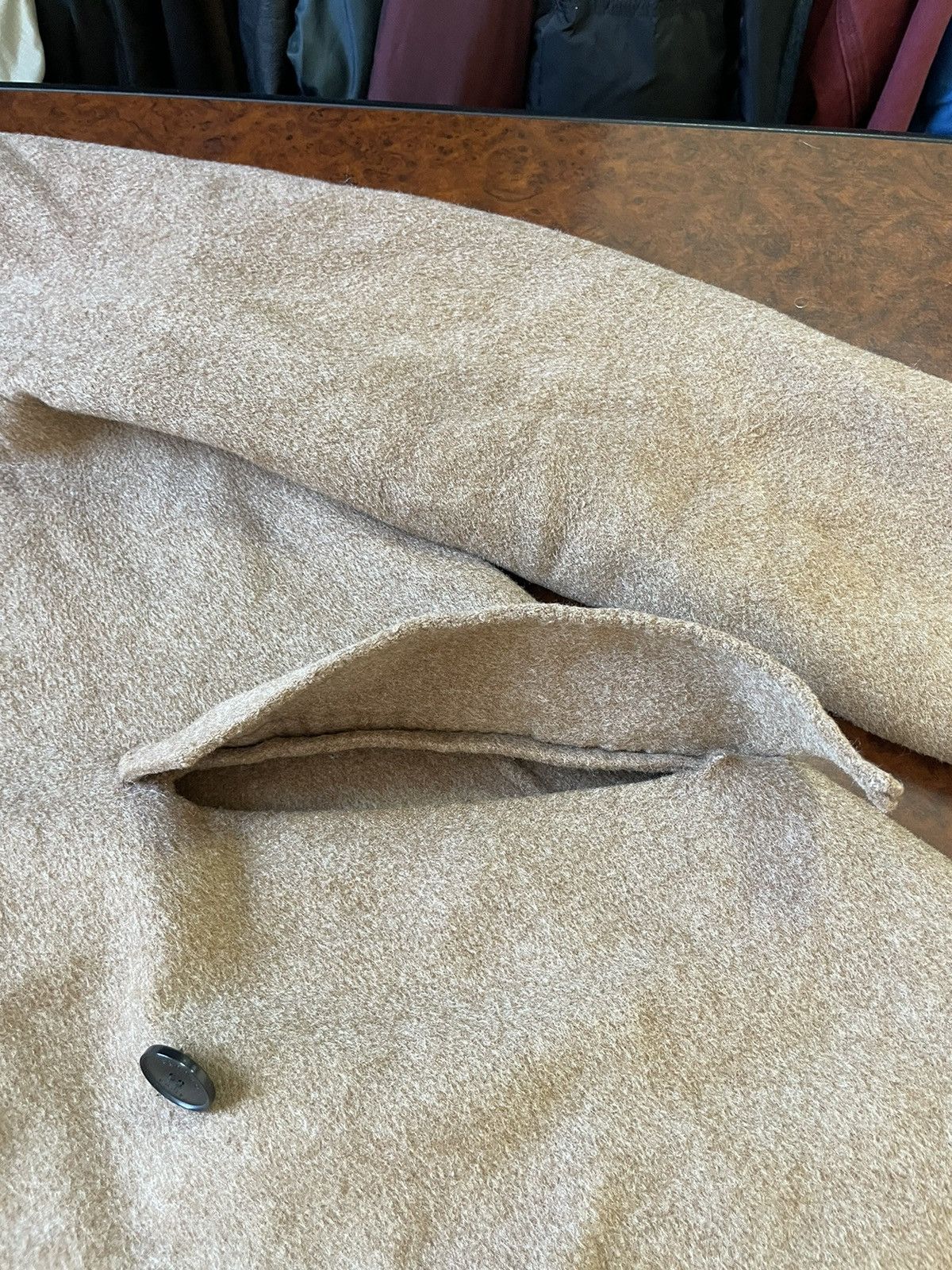 Sandro Sandro dalma double faced wool Coat desert beige trench jack Size XS / US 0-2 / IT 36-38 - 12 Thumbnail