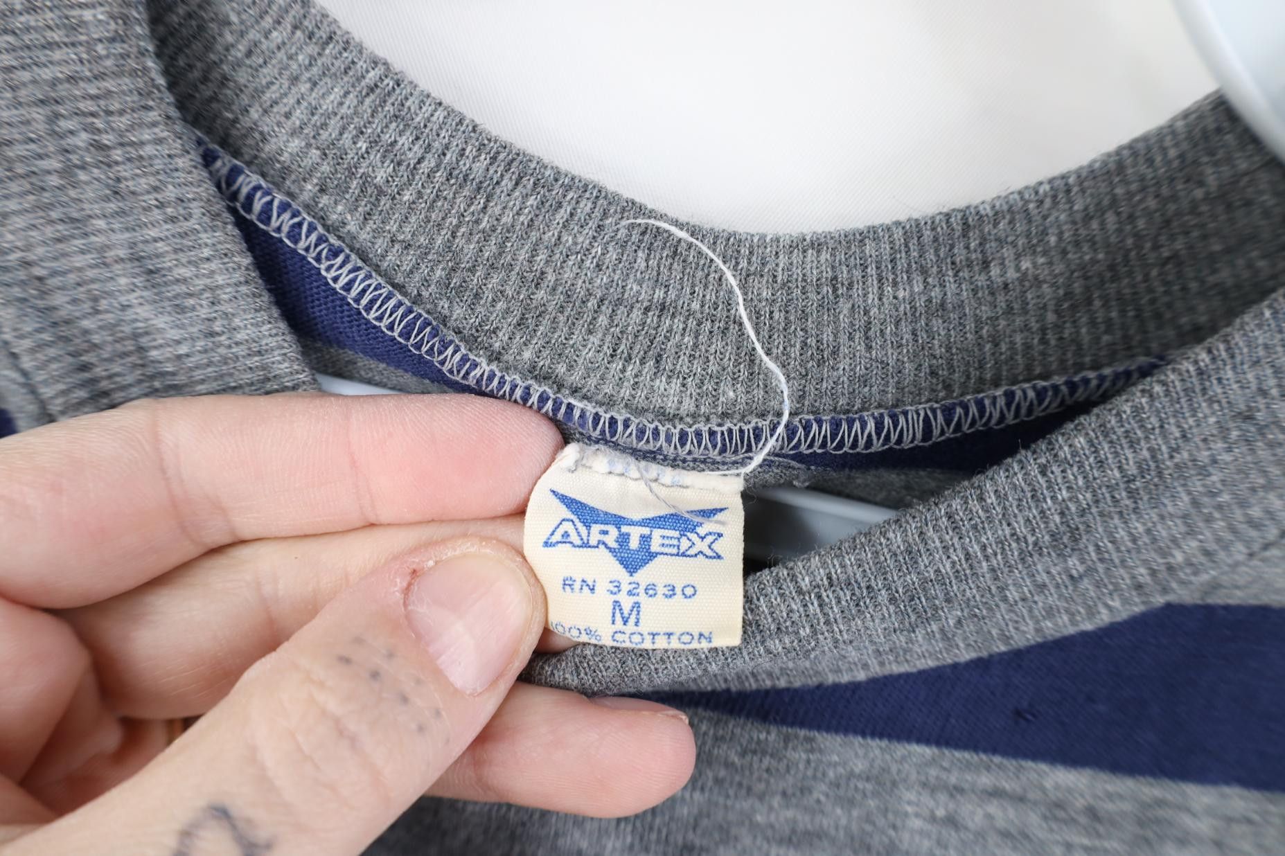 Vintage Vintage 70s Spell Striped University of Toledo T-Shirt USA Size M / US 6-8 / IT 42-44 - 7 Thumbnail