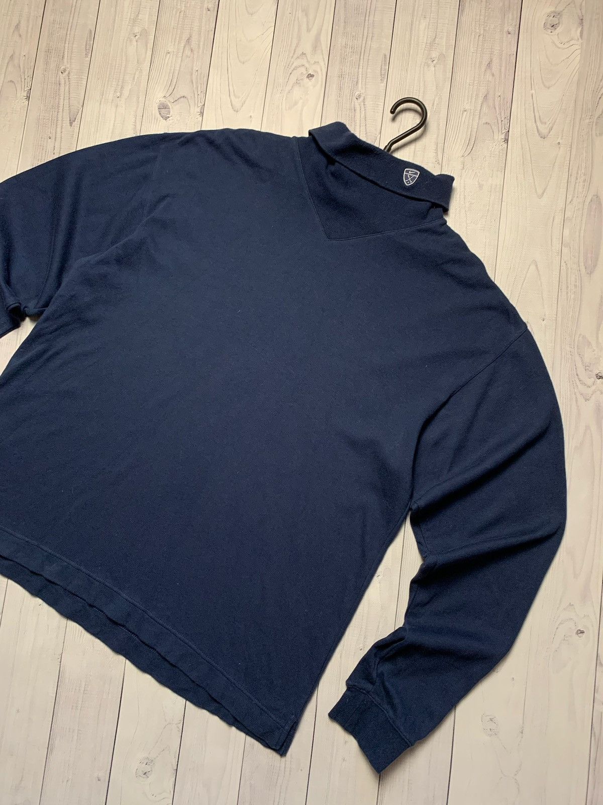 Nike Nike vintage turtle neck long sleeve tee size L navy Size US L / EU 52-54 / 3 - 2 Thumbnail