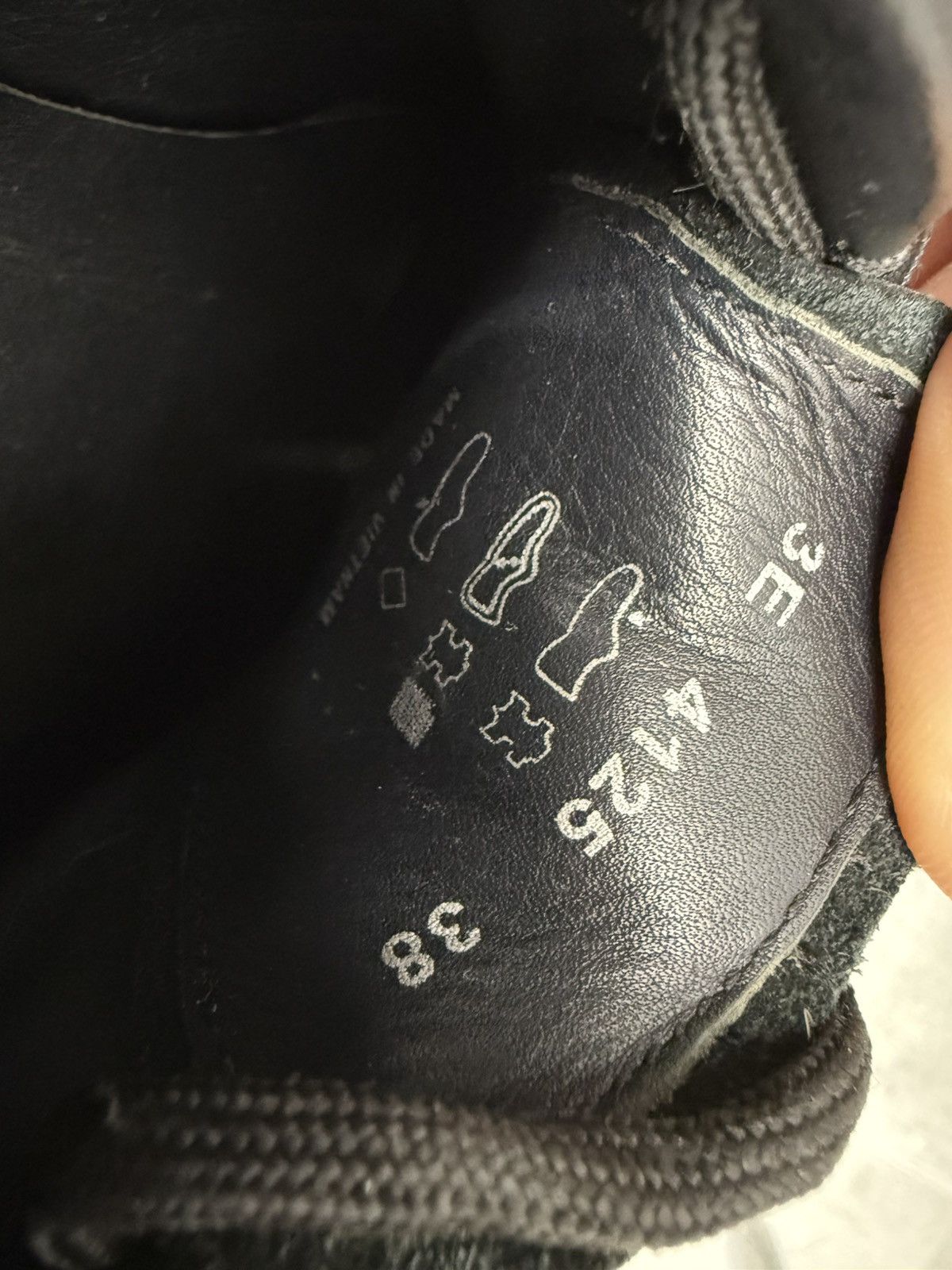Prada Vintage Prada Red Label Black Leather Sneakers Size US 8 / IT 38 - 5 Thumbnail