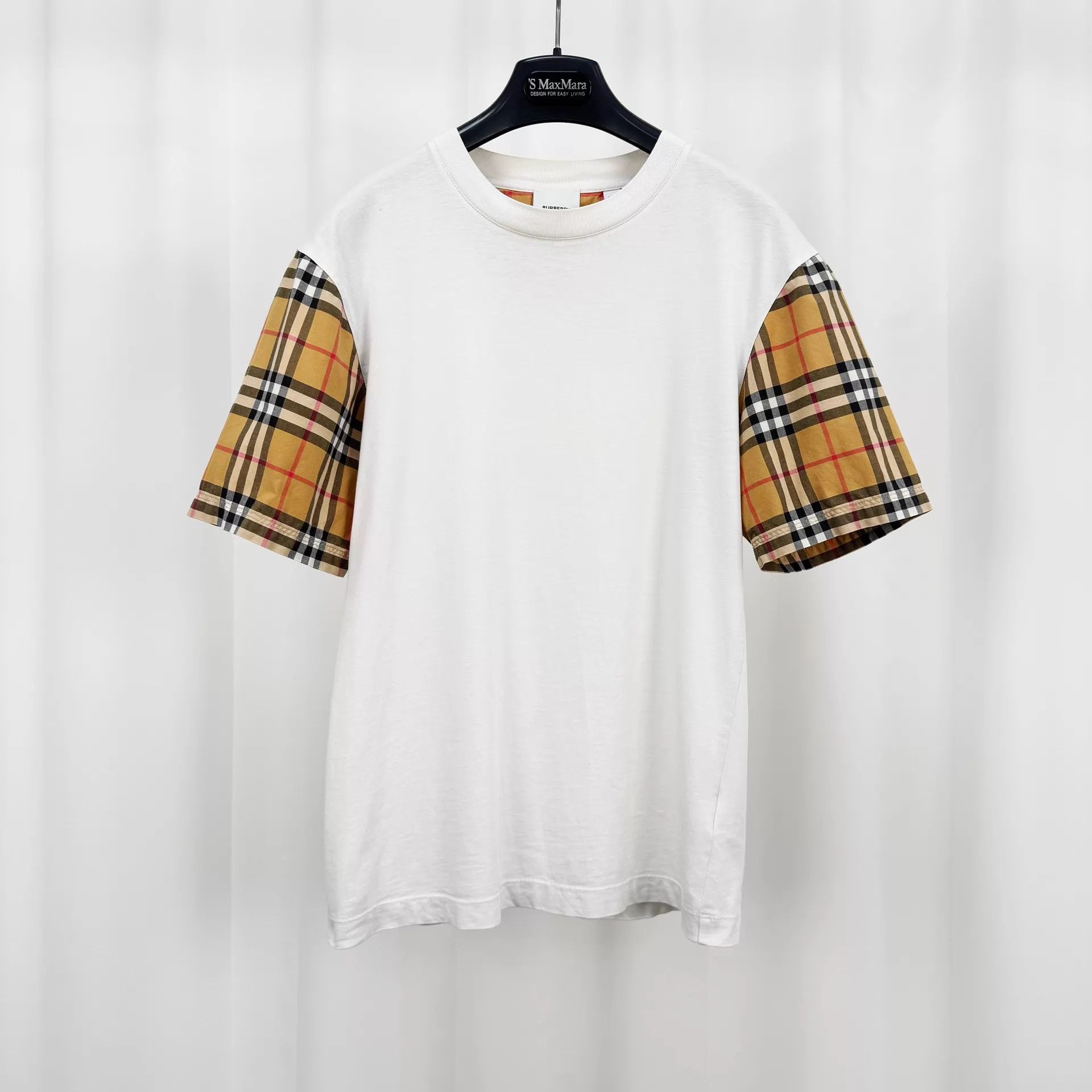 Burberry Burberry Arm Check Short Sleeve T-Shirt XXS 98 New Size US XXS / EU 40 - 1 Thumbnail