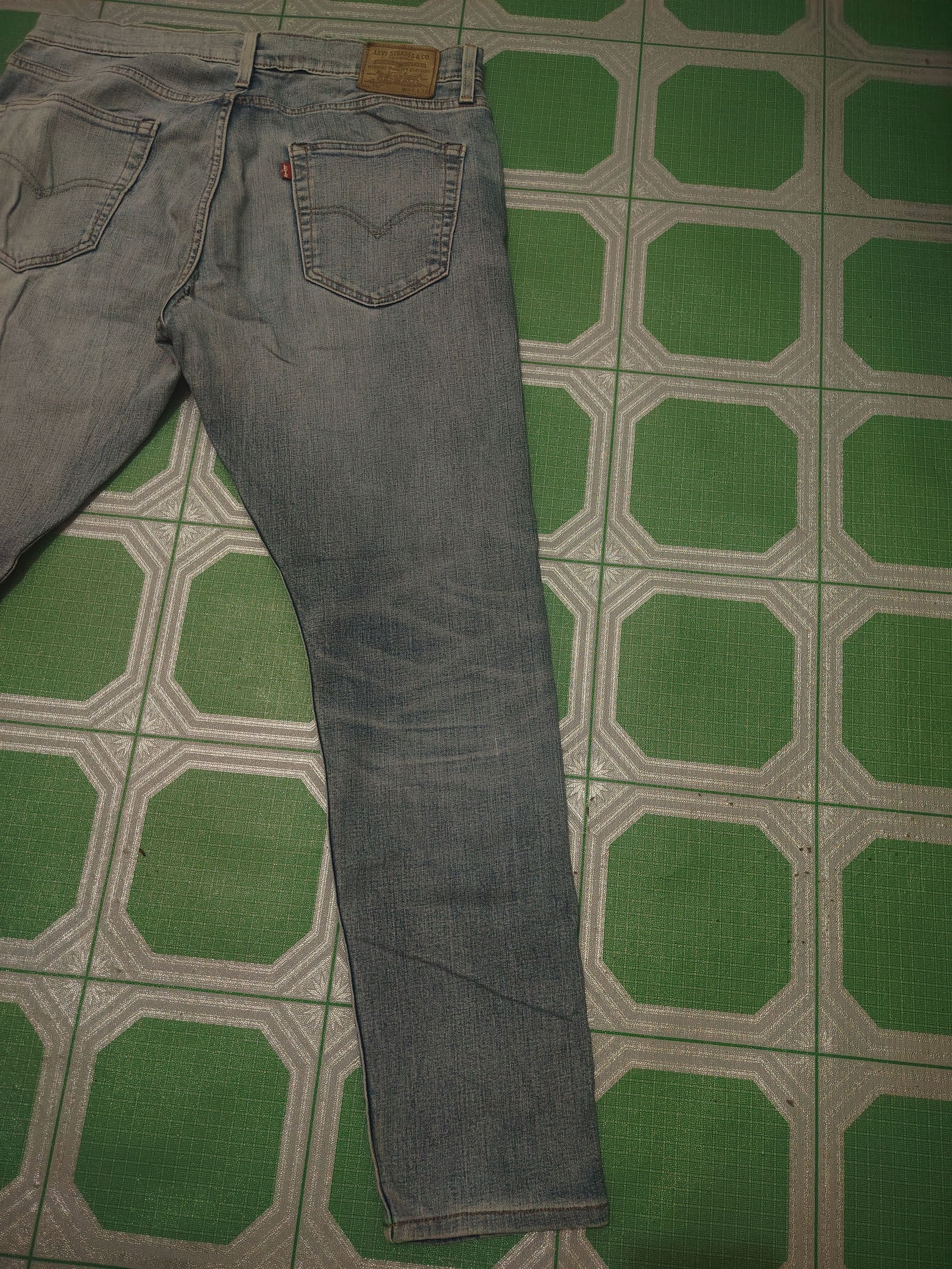 Levi's Distressed Thrashed Levi's 512 Big E Stretch Jeans Size US 34 / EU 50 - 13 Thumbnail