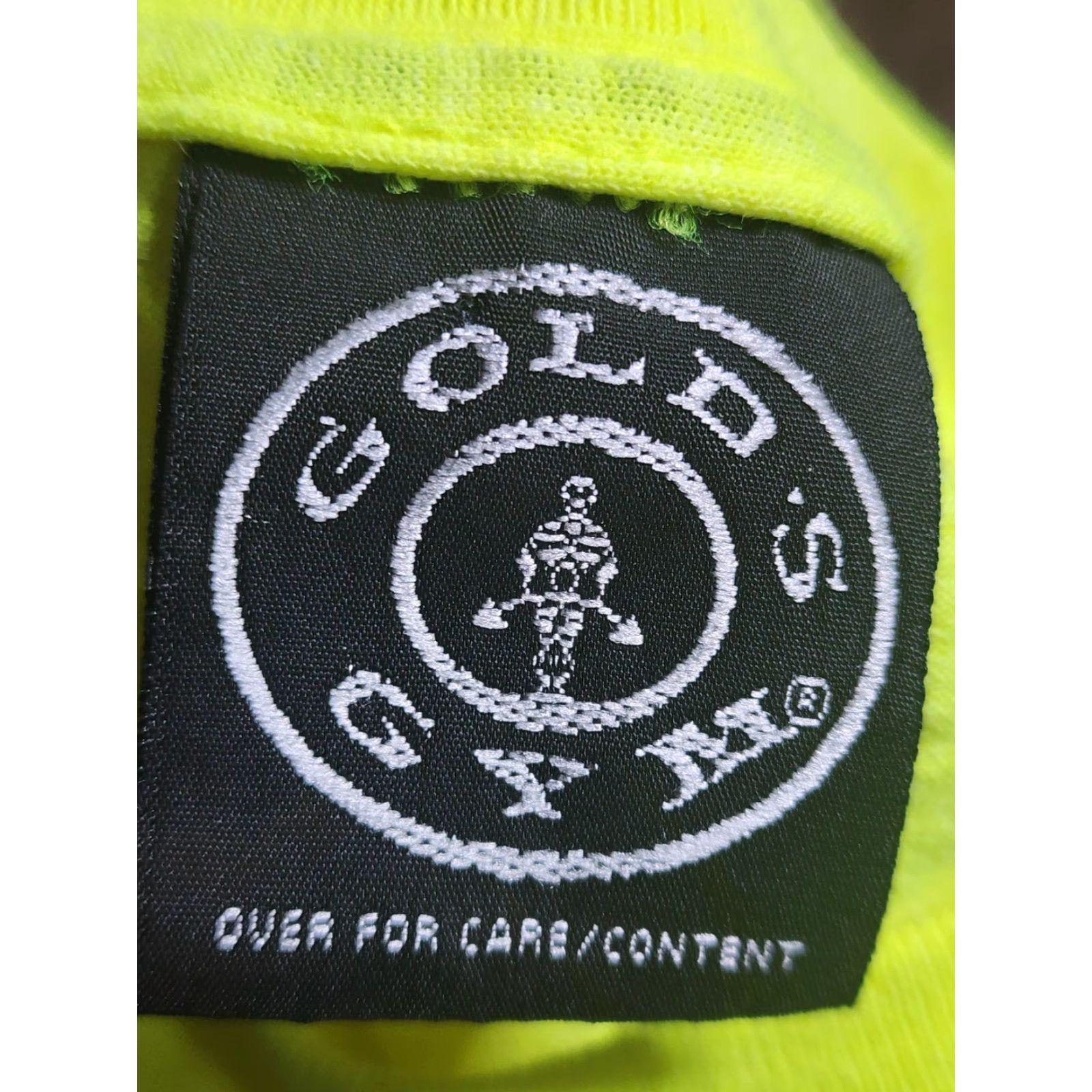 Vintage VINTAGE Gold's Gym T Shirt Mens L Yellow 90s Bodybuilder Logo Crew Neck Short Sleeve Cotton USA Size US L / EU 52-54 / 3 - 5 Thumbnail