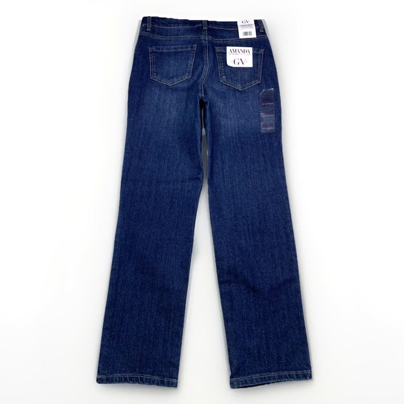 Gloria Vanderbilt Gloria Vanderbilt Amanda Slimming Jean Tapered Leg 10 Petite NWD-12681 Size 32" / US 10 / IT 46 - 6 Thumbnail
