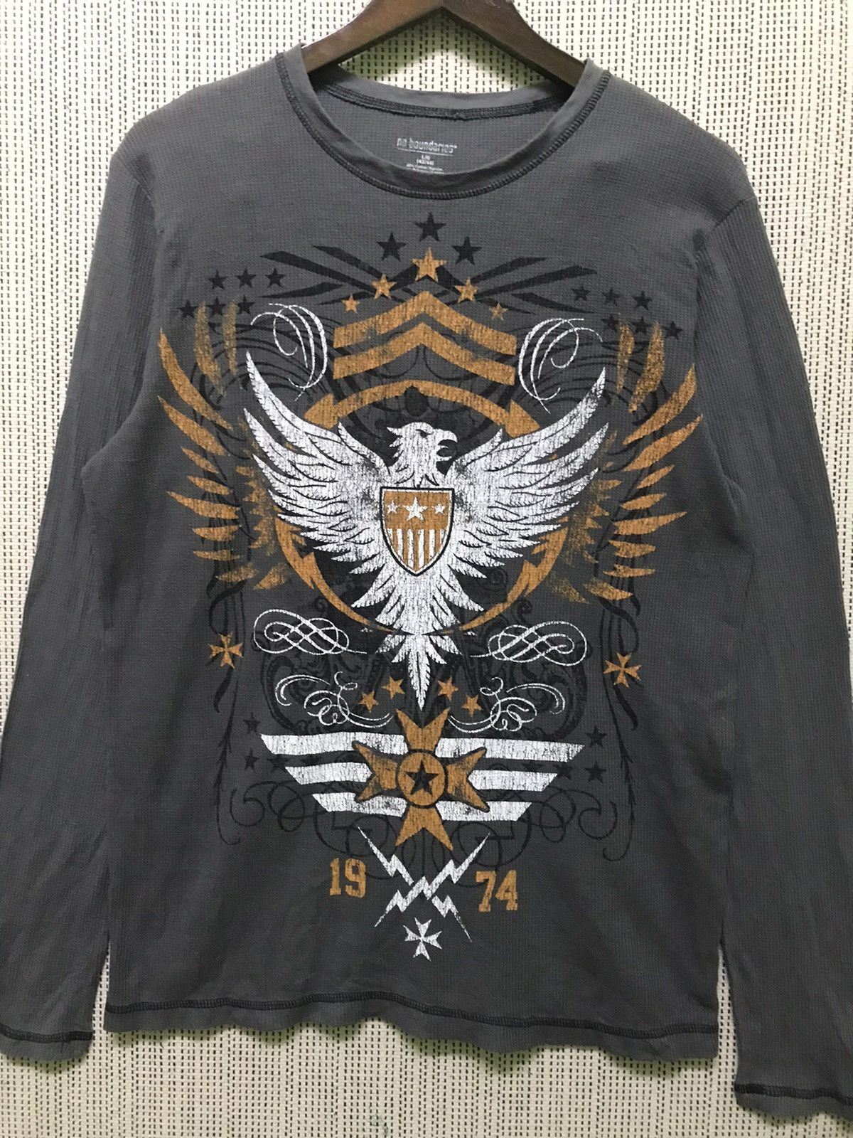 Affliction × Ed Hardy RARE NO BOUNDARIES Y2K AFFLICTION STYLE LONGSLEEVE Size US L / EU 52-54 / 3 - 2 Thumbnail