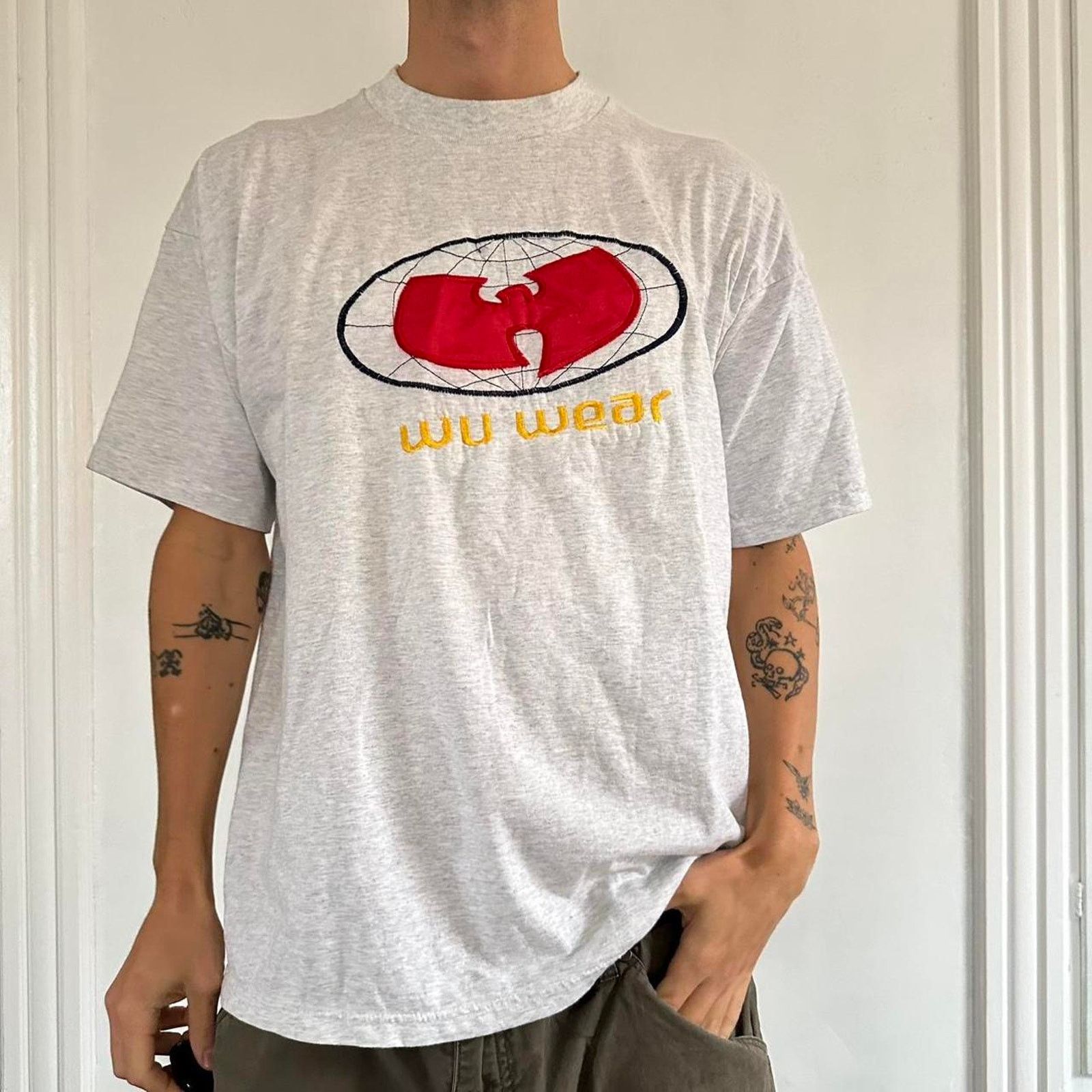 Vintage × Wu-Tang Clan Rare Vintage 90s Wu Tang Wu Wear Graphic Rap Hip Hop Shirt Size US XL / EU 56 / 4 - 8 Thumbnail