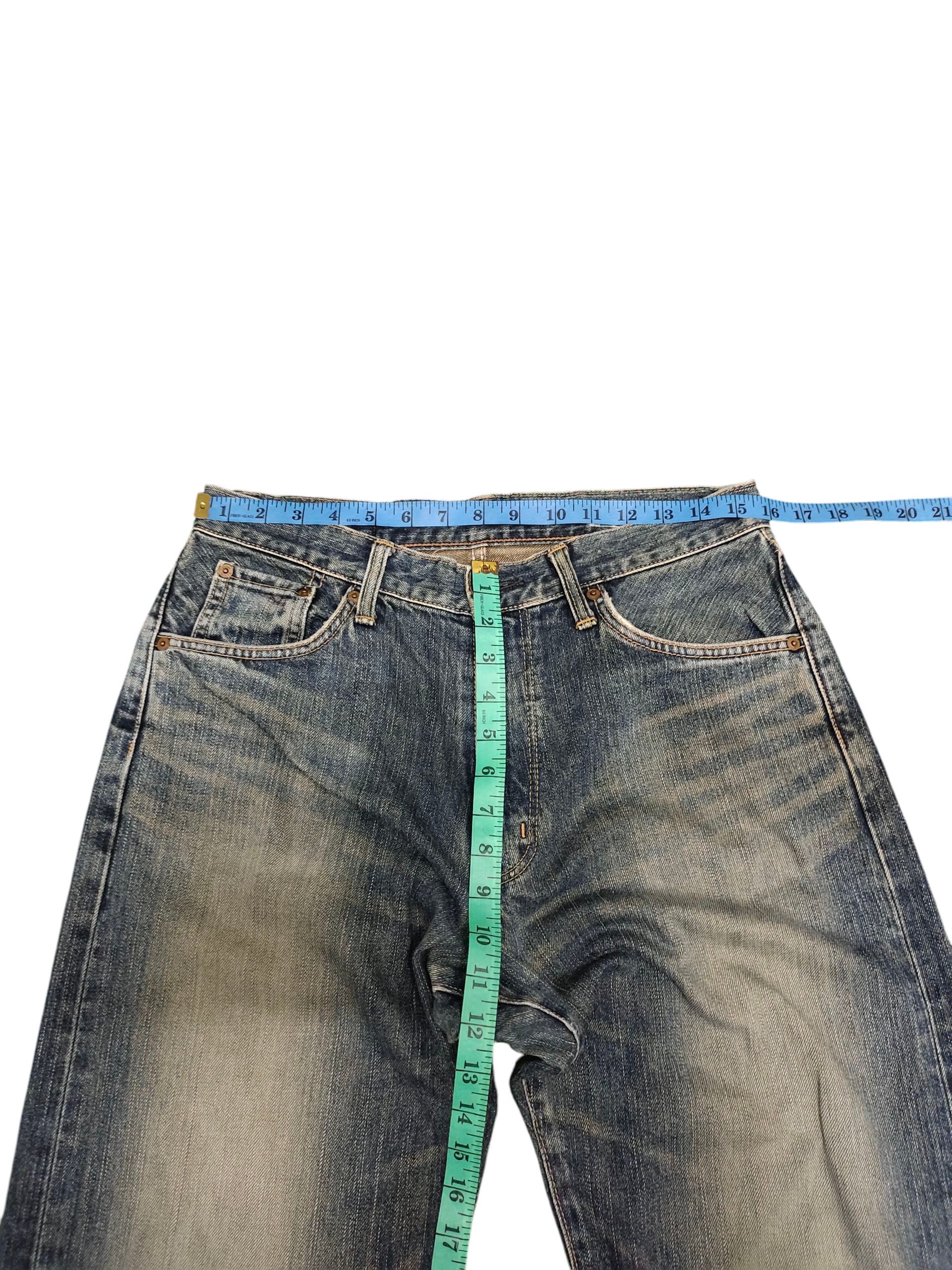 Comme des Garcons × Undercover Loose Jeans Edwin Xv 445 Clawmark Distress Denim Wide Leg Size US 32 / EU 48 - 15 Thumbnail
