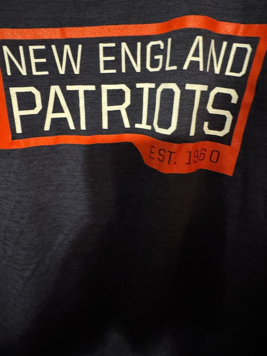 Majestic New England Patriots Majestic Tee Men L Blue New With Tags Size US L / EU 52-54 / 3 - 3 Thumbnail