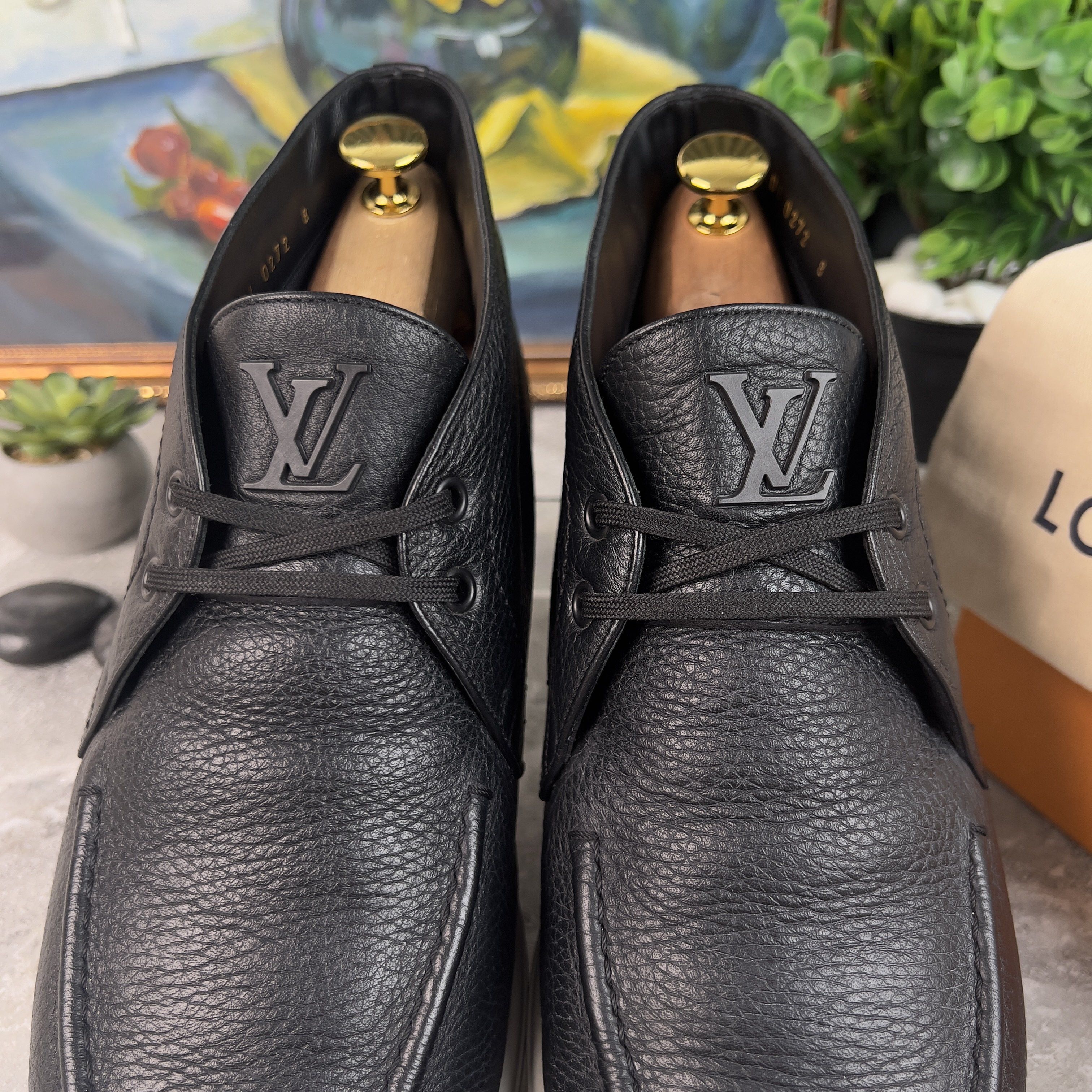 Louis Vuitton Louis Vuitton Estate High Derbies Grain Leather Loro Piana Size US 9 / EU 42 - 6 Thumbnail