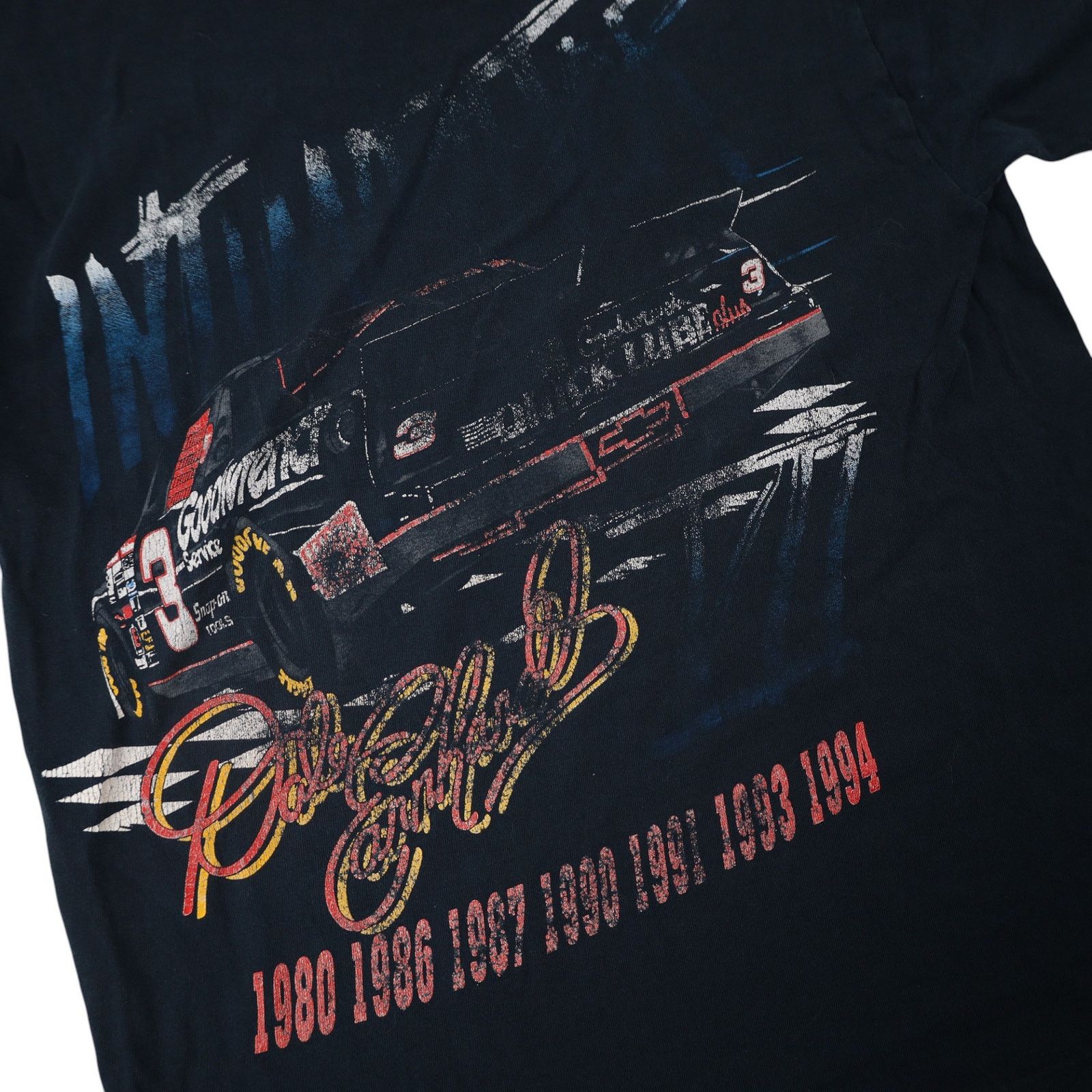 NASCAR × Vintage VTG 90s Dale Earnhardt Winston Cup Champion Graphic T Shirt Size US L / EU 52-54 / 3 - 10 Thumbnail