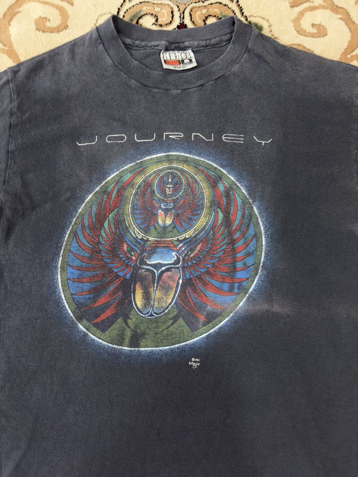 Band Tees Vintage 80s Journey Captured Album Concert Tour 1981 T Shirt Size US M / EU 48-50 / 2 - 2 Thumbnail