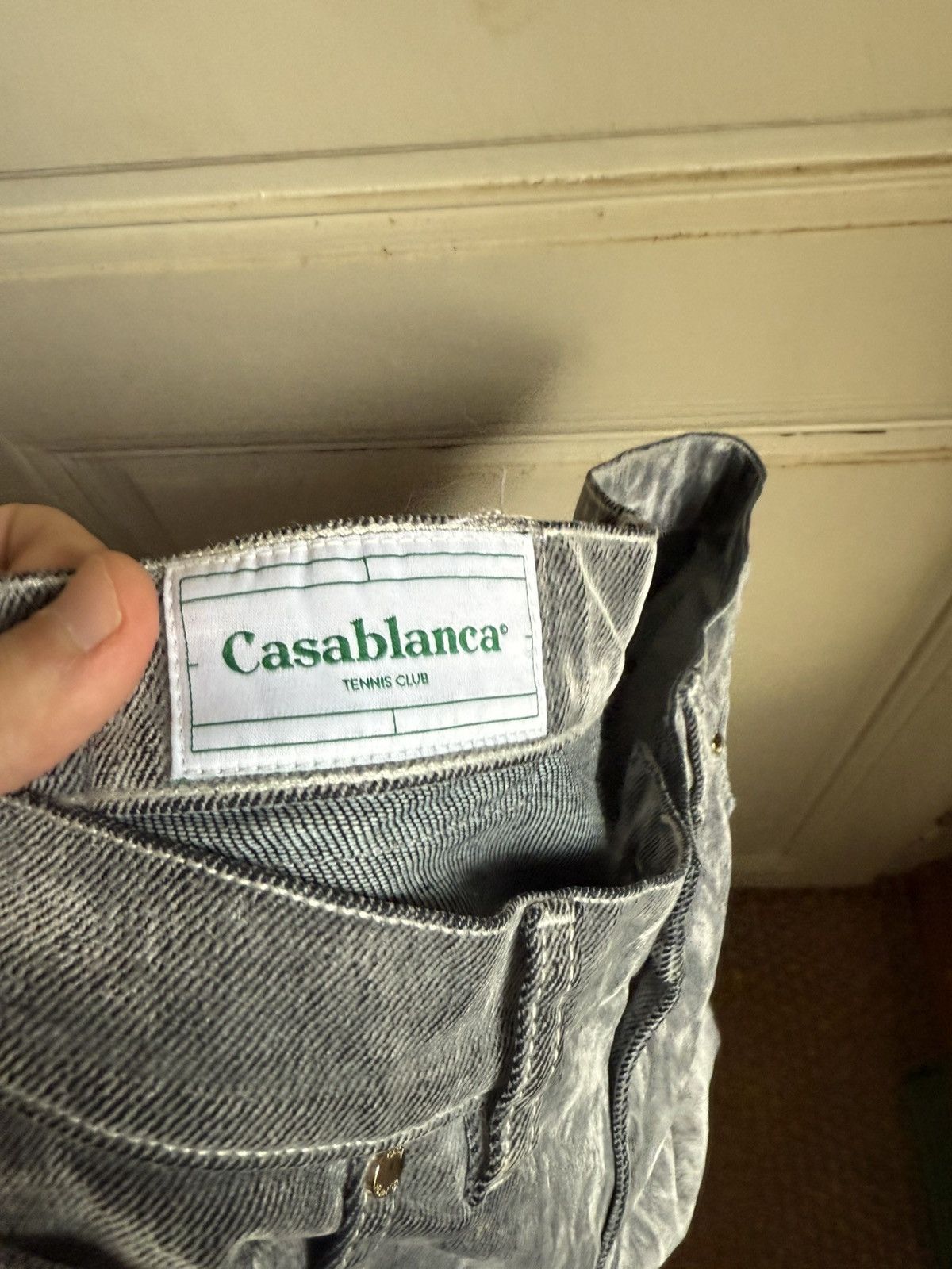 Casablanca Pantalon en jeans/velour casablanca Size US 30 / EU 46 - 2 Thumbnail