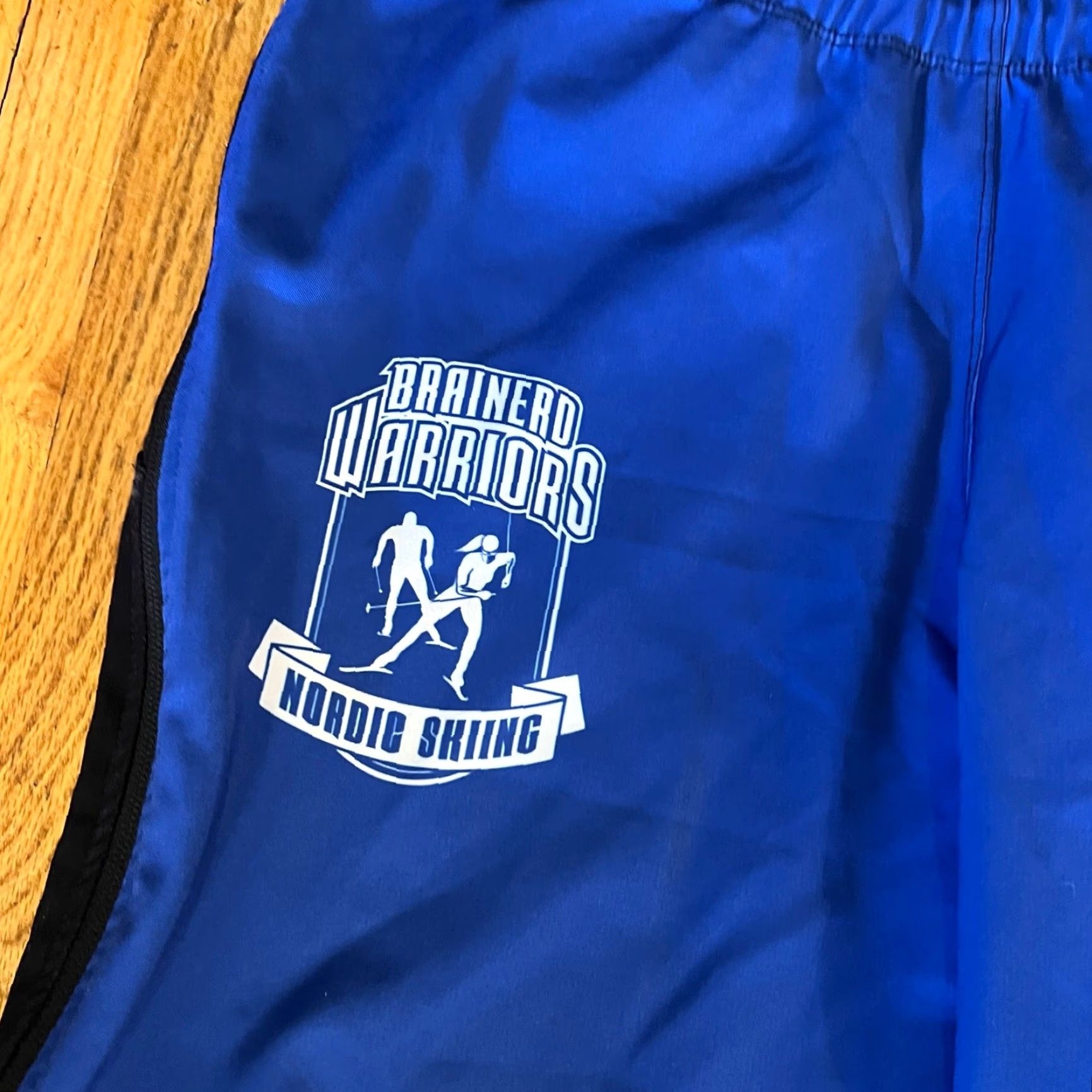 Vintage Podium Wear Pants Unisex Adults XL Side Zip Track Nordic Ski Brainerd Blue Size 40" / US 18 - 2 Thumbnail