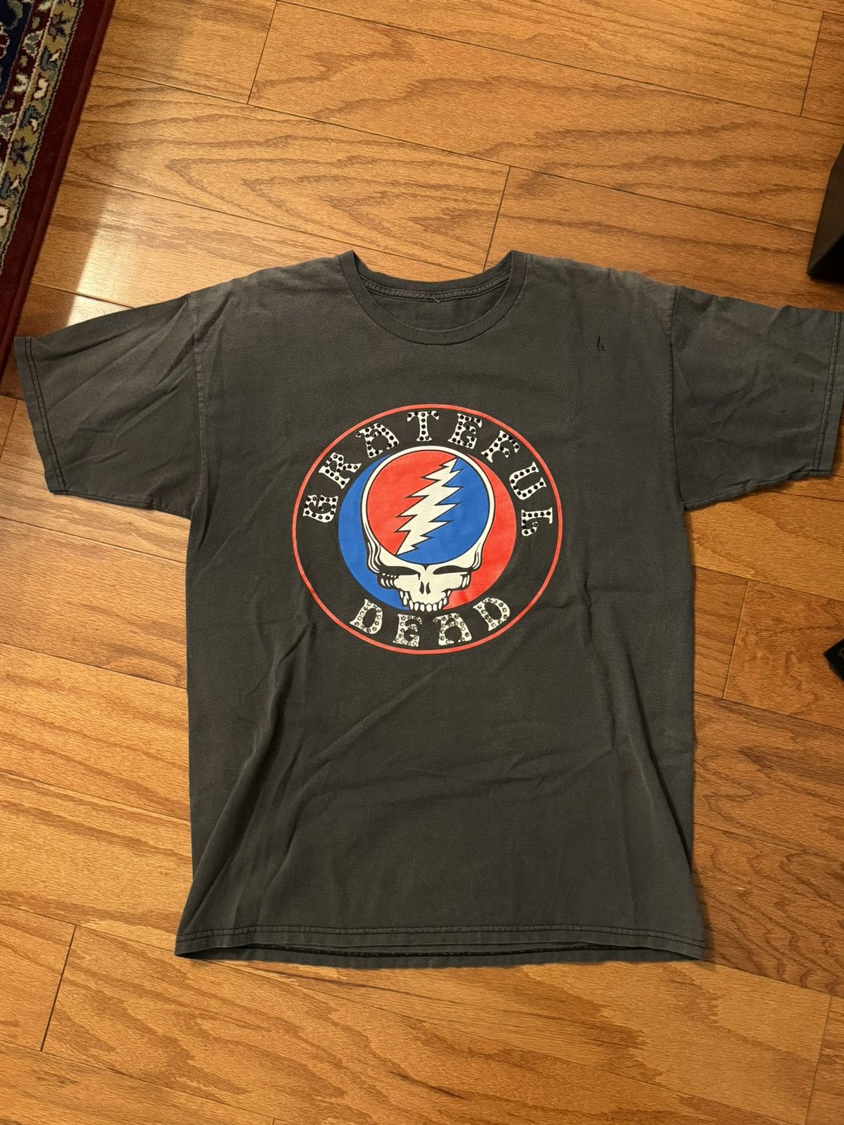 Grateful Dead × Vintage Grateful Dead Rhinestone Vintage Tee Size US XL / EU 56 / 4 - 1 Thumbnail