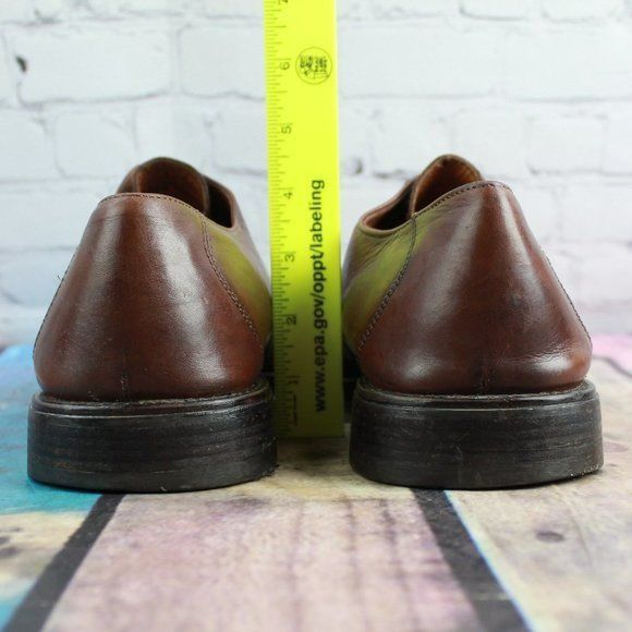 Bostonian × Leather Bostonian Square Toe Lace Up Dress Oxford Shoes Size US 9 / EU 42 - 6 Thumbnail