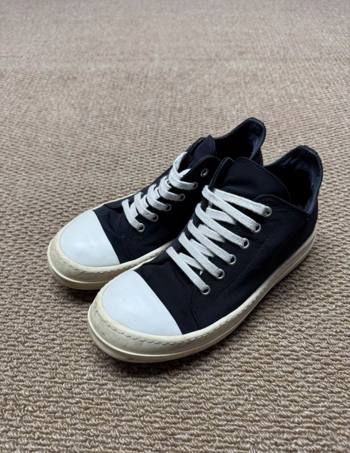 Rick Owens Rick Owens DRKSHDW Low Top Ramones K37 Size US 6.5 / EU 39-40 - 3 Thumbnail