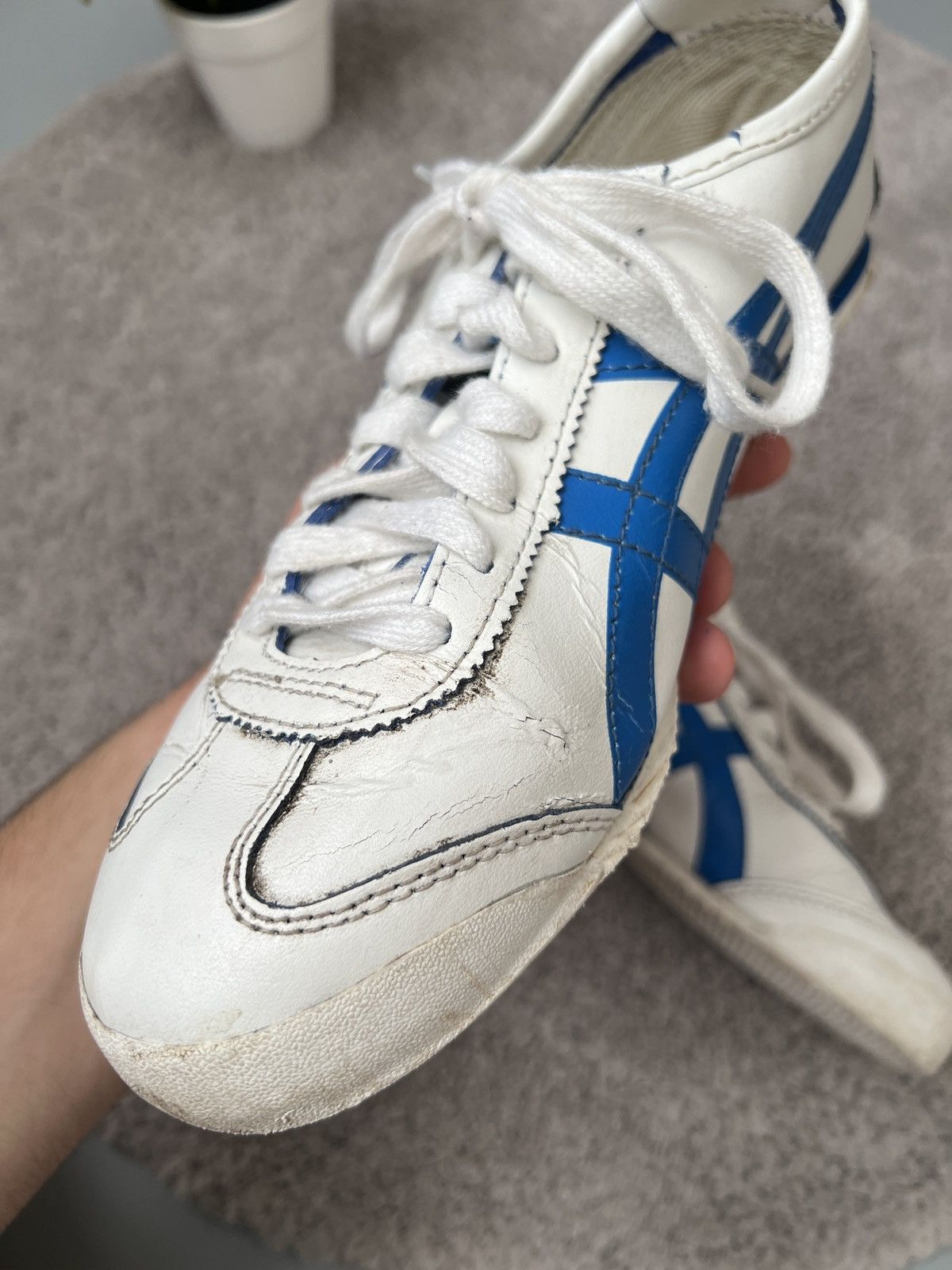 Asics × Onitsuka Tiger × Vintage Asics Onitsuka Tiger Mexico 66 White Sneakers Size US 8 / EU 41 - 9 Thumbnail