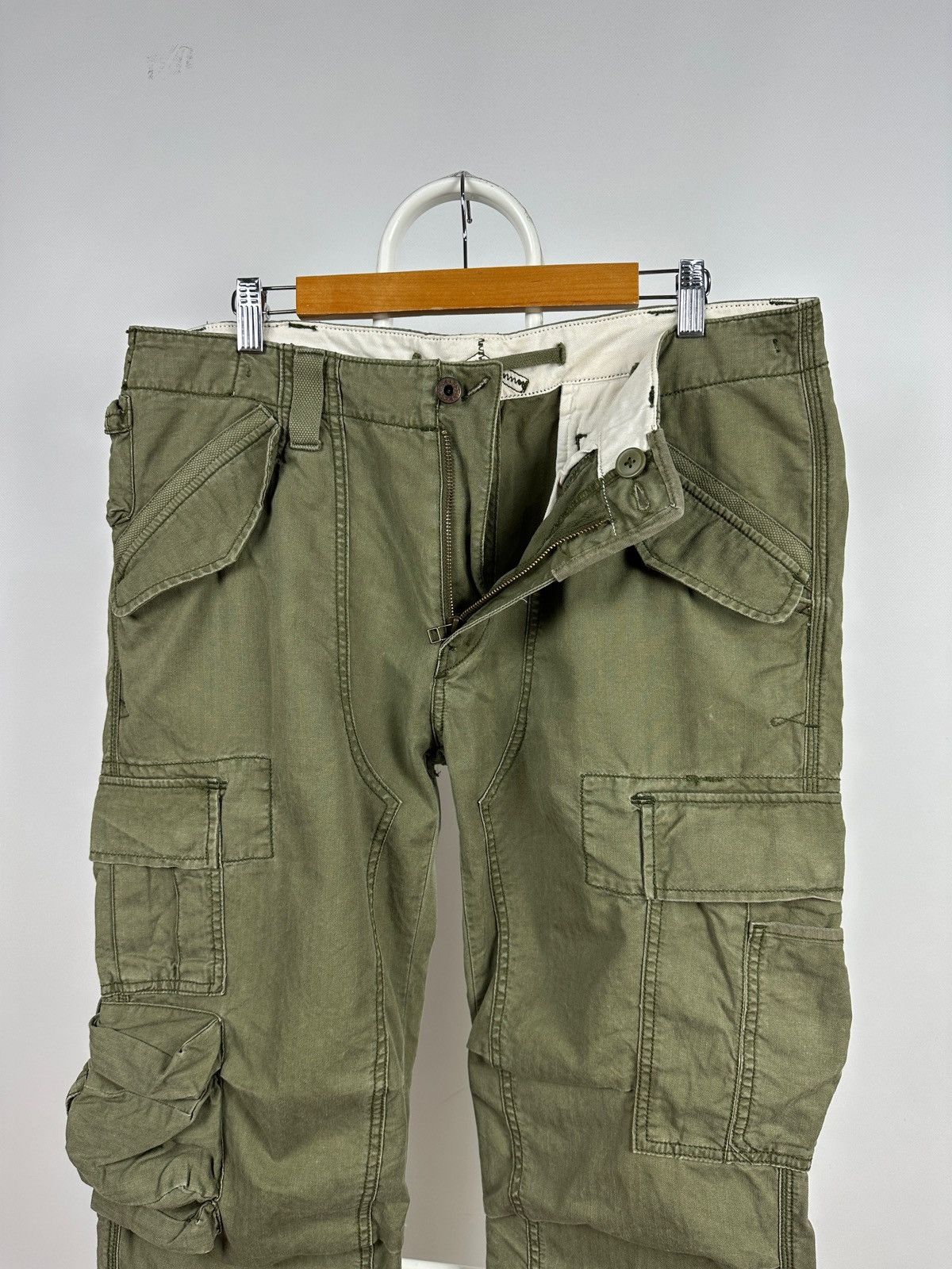 Japanese Brand Vintage Polo Ralph Lauren Cargo Tactical Multi Pockets Pants Size US 36 / EU 52 - 13 Thumbnail