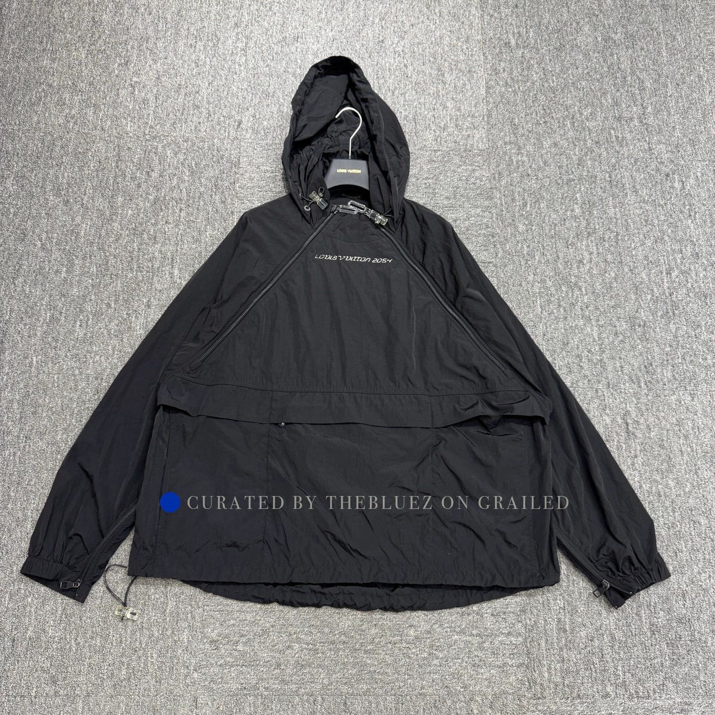 Louis Vuitton Sleek Black Nylon Jacket Size US M / EU 48-50 / 2 - 1 Thumbnail