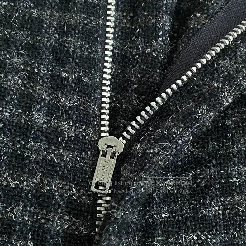 Comme des Garcons Comme Des Garcons size S Thick Wool Pants. Black and Gray Size US 27 - 6 Thumbnail