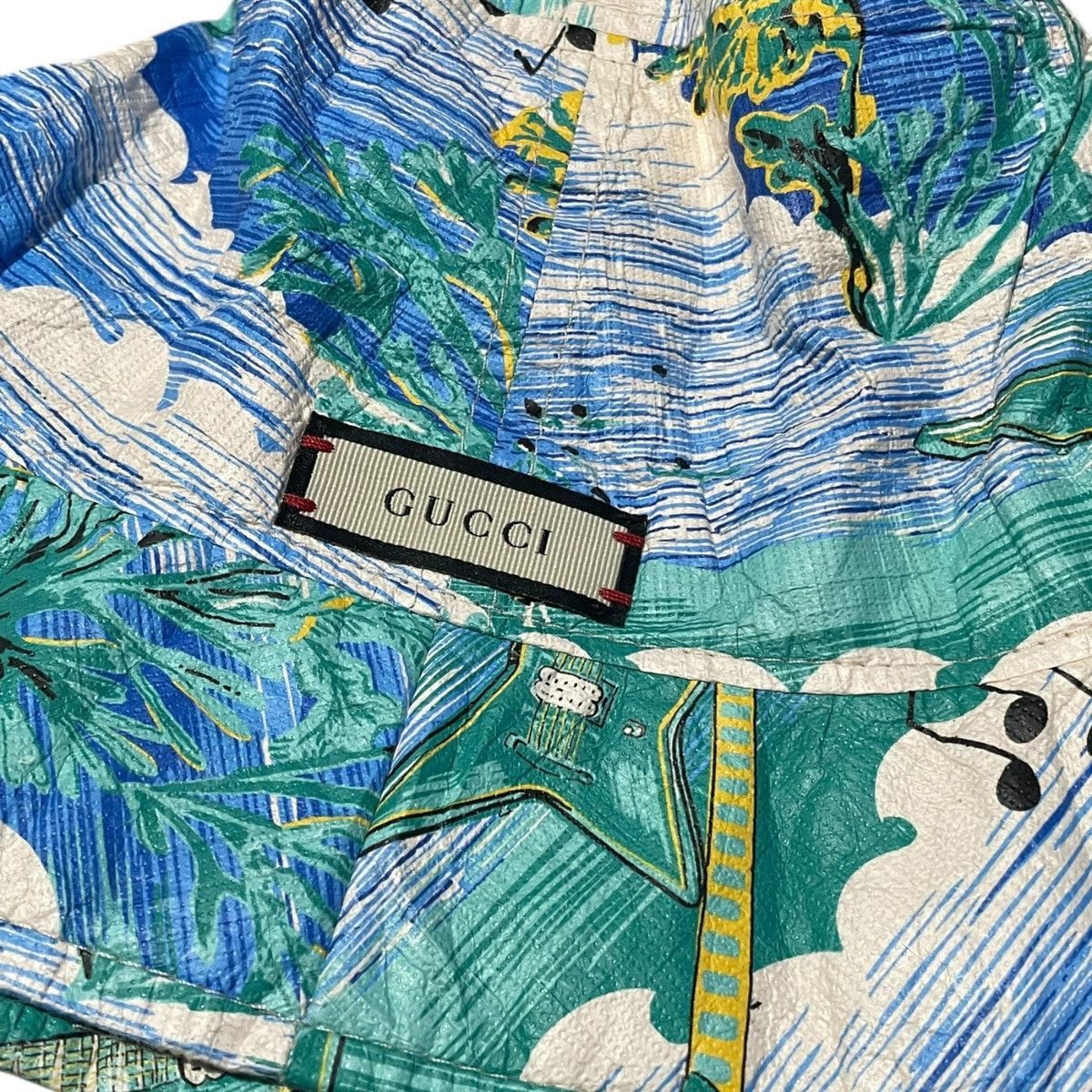 Gucci Bucket Hat Gucci Miami Edition 2020 RARE Size ONE SIZE - 5 Thumbnail