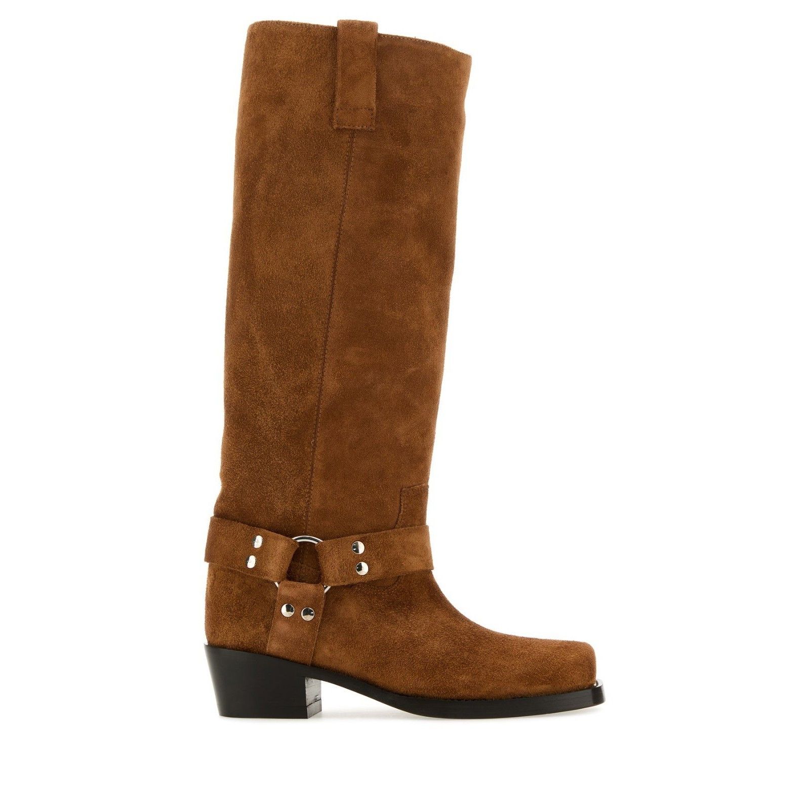 PARIS TEXAS Roxy Knee High Brown Suede Boots New & Authentic