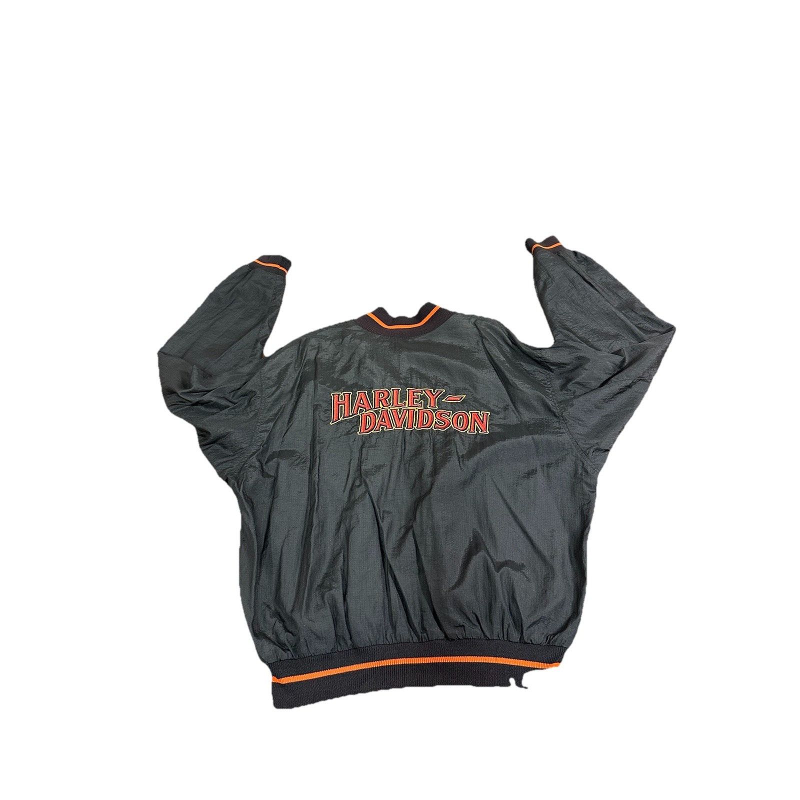 Harley Davidson Vintage Harley Davidson Distressed Thrashed Motorcycle Jacke Size US XXL / EU 58 / 5 - 6 Thumbnail