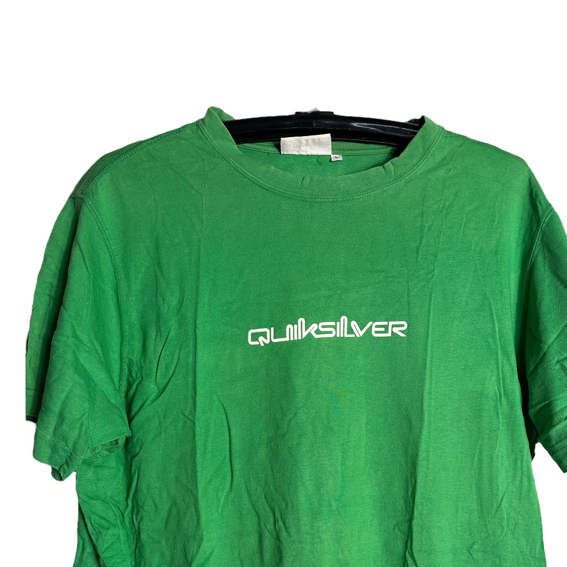 Quiksilver × Vintage 🔥RARE🔥Vintage Quiksilver Skateboard Spell Out T-shirt Size US L / EU 52-54 / 3 - 2 Thumbnail