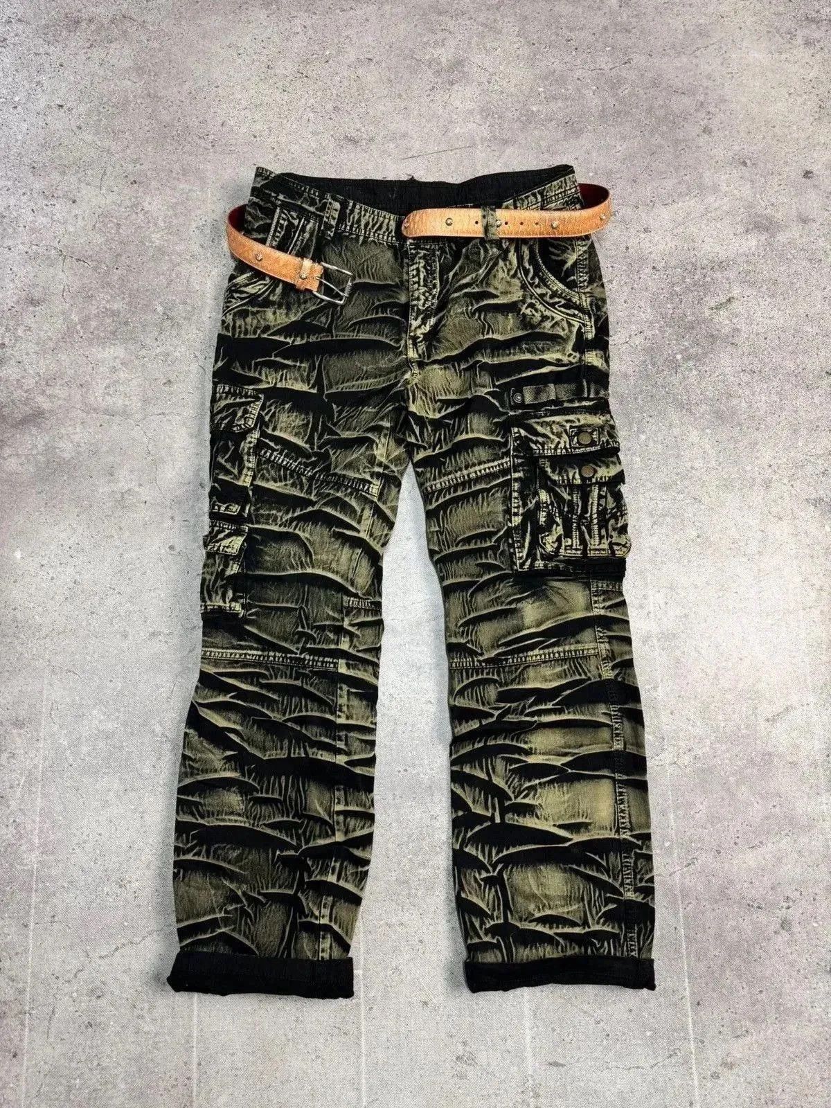 Japanese Brand G-Star raw Bondage Cargo Pants Dolce Gabbana Style Y2K Japan Size US 34 / EU 50 - 7 Thumbnail