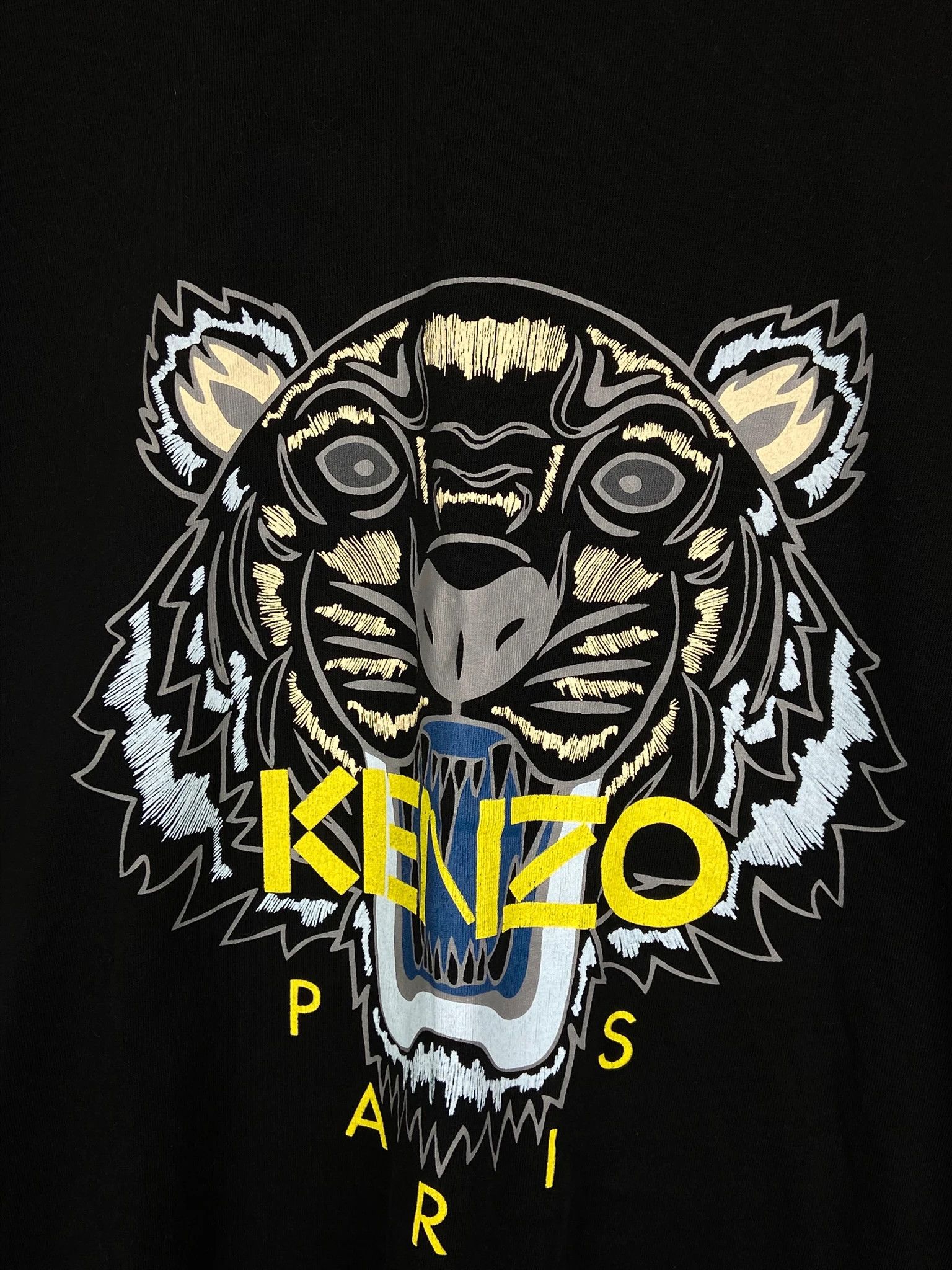 Kenzo Kenzo Black T-Shirt XL Paris Designer Streetwear Size US XL / EU 56 / 4 - 2 Thumbnail