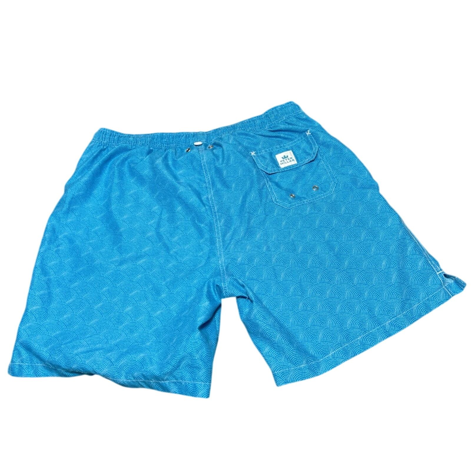 Peter Millar Peter Millar Seaside Collection Men’s Swim Trunks Blue Wave Size US 34 / EU 50 - 2 Thumbnail