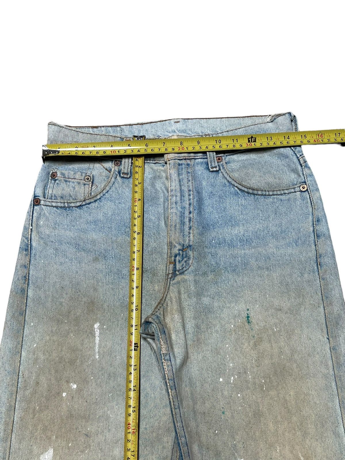Levi's Vintage 80s Levi’s Paint Splattered Dirtied Wash Ripped Jean Size US 30 / EU 46 - 17 Thumbnail