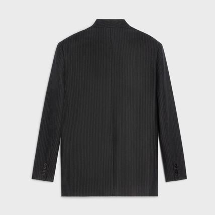 Celine o1bcso1str0824 Boxy Jacket in Noir Size US S / EU 44-46 / 1 - 2 Thumbnail